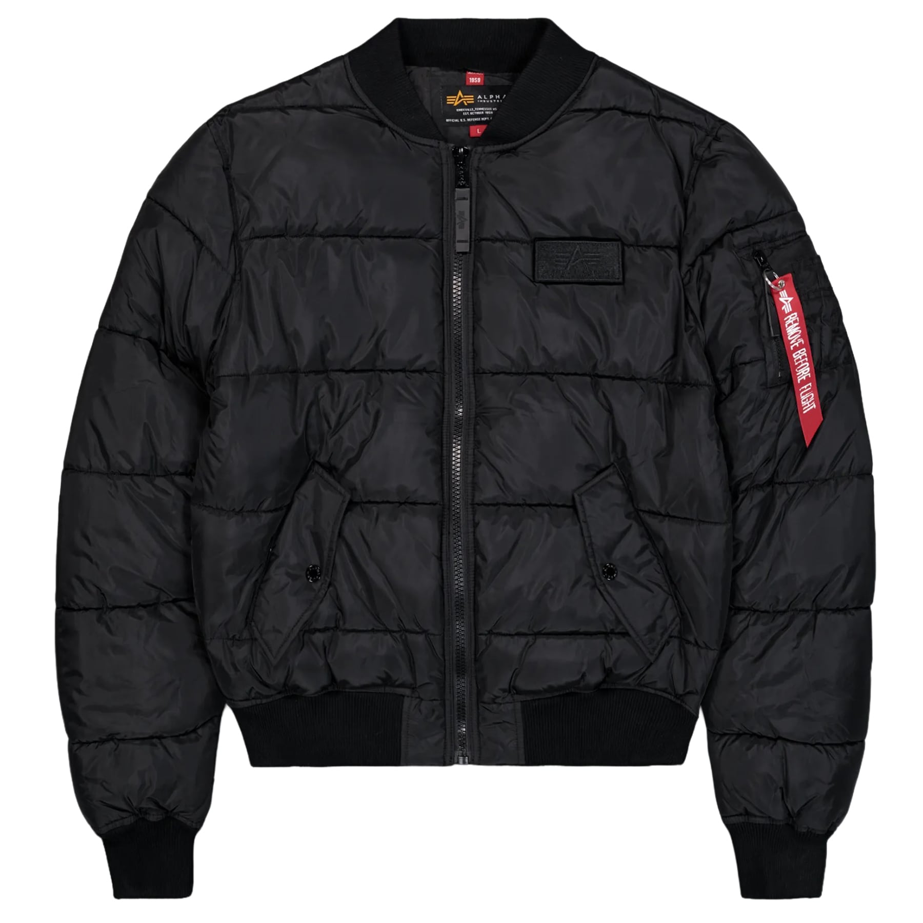 Куртка Alpha Industries MA-1 Puffer Bomber - Black
