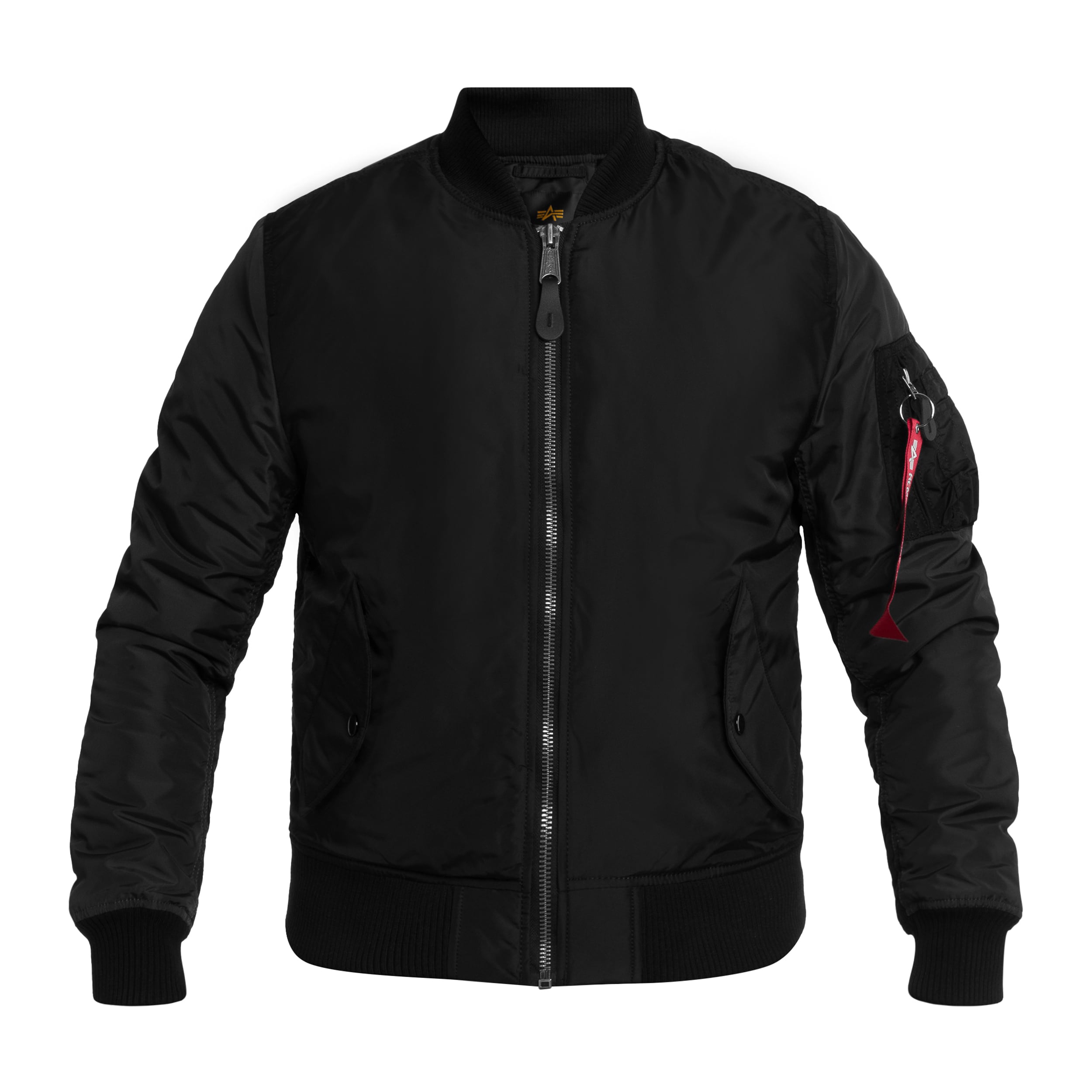 Куртка Alpha Industries MA-1 Camo Back Embroidery Bomber - Black