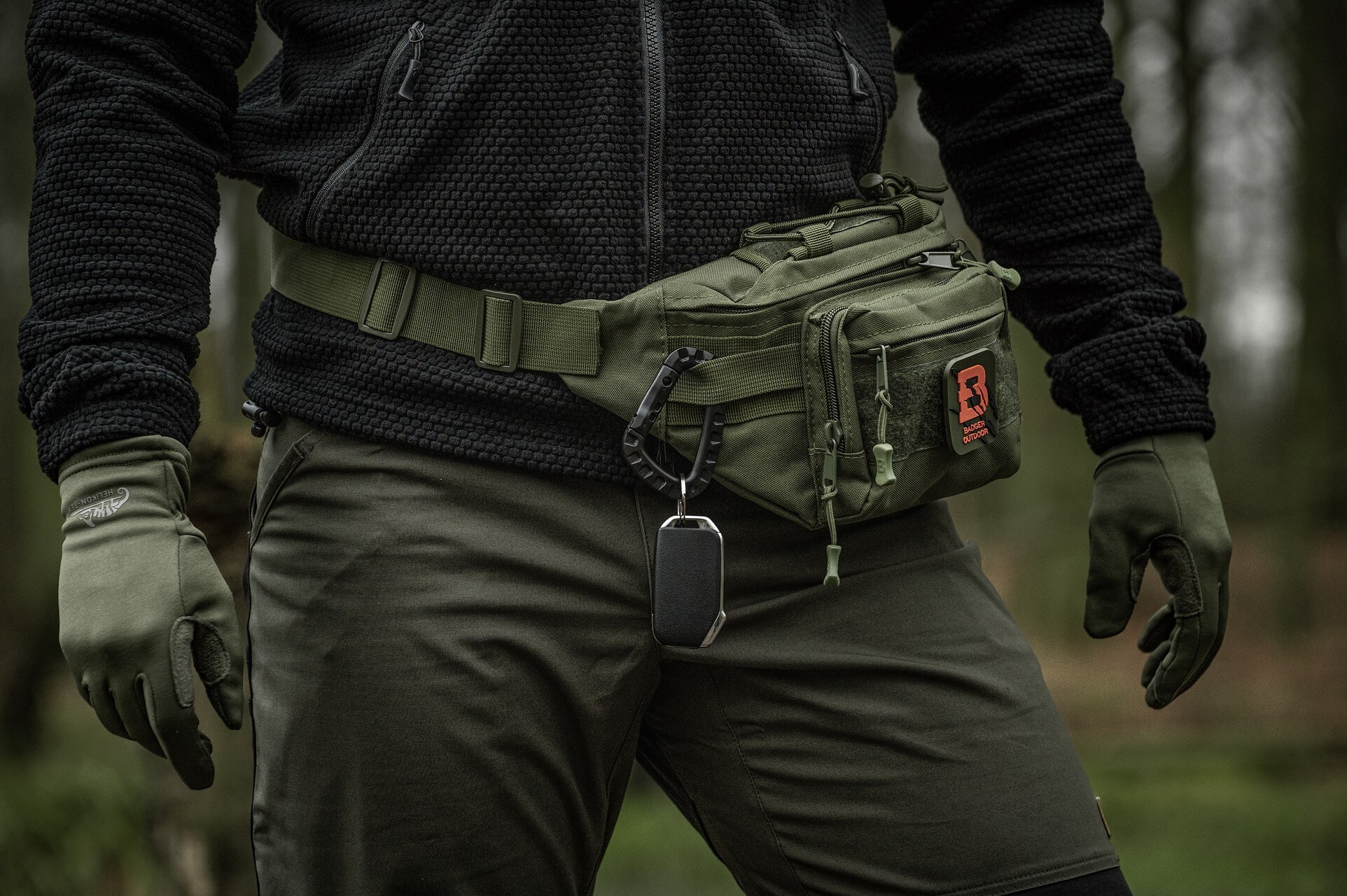 Карабін Badger Outdoor CAR-16 Black - 2 шт.