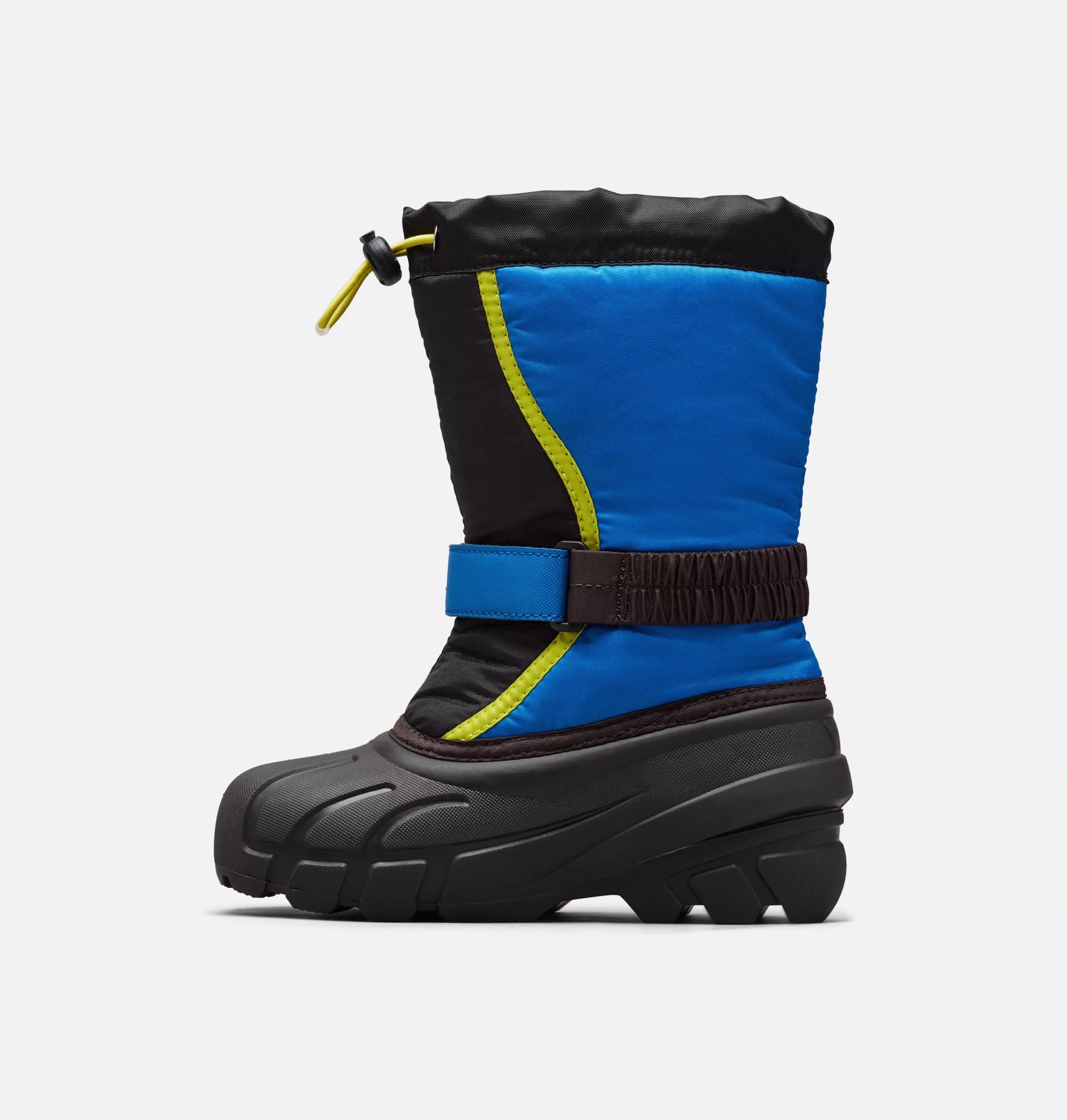 Дитячі снігові черевики Sorel Flurry Print Youth Boot - Black/Super Blue