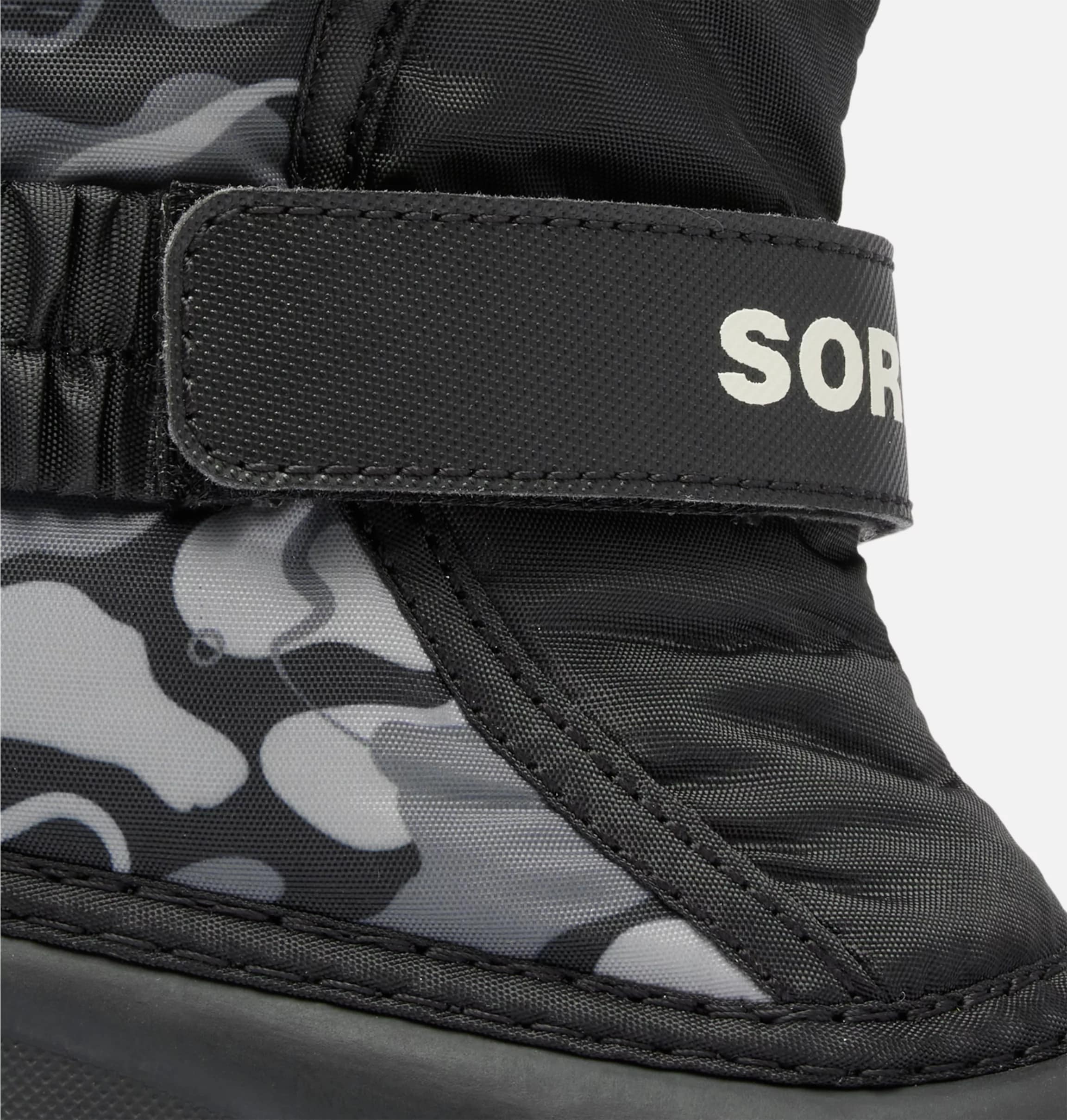Дитячі снігові черевики Sorel Flurry Print Youth Boot - Black/Quarry