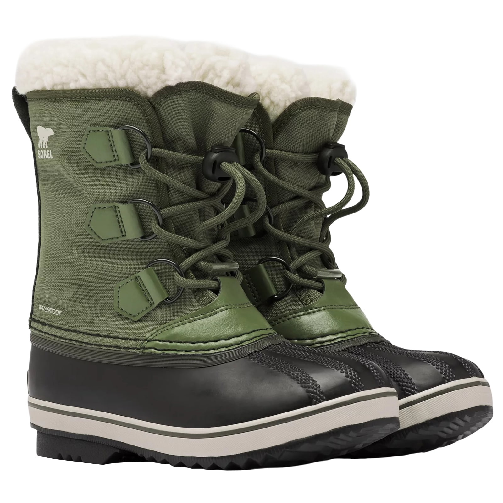Дитячі снігові черевики Sorel Yoot Pac Nylon Waterproof - Hiker Green