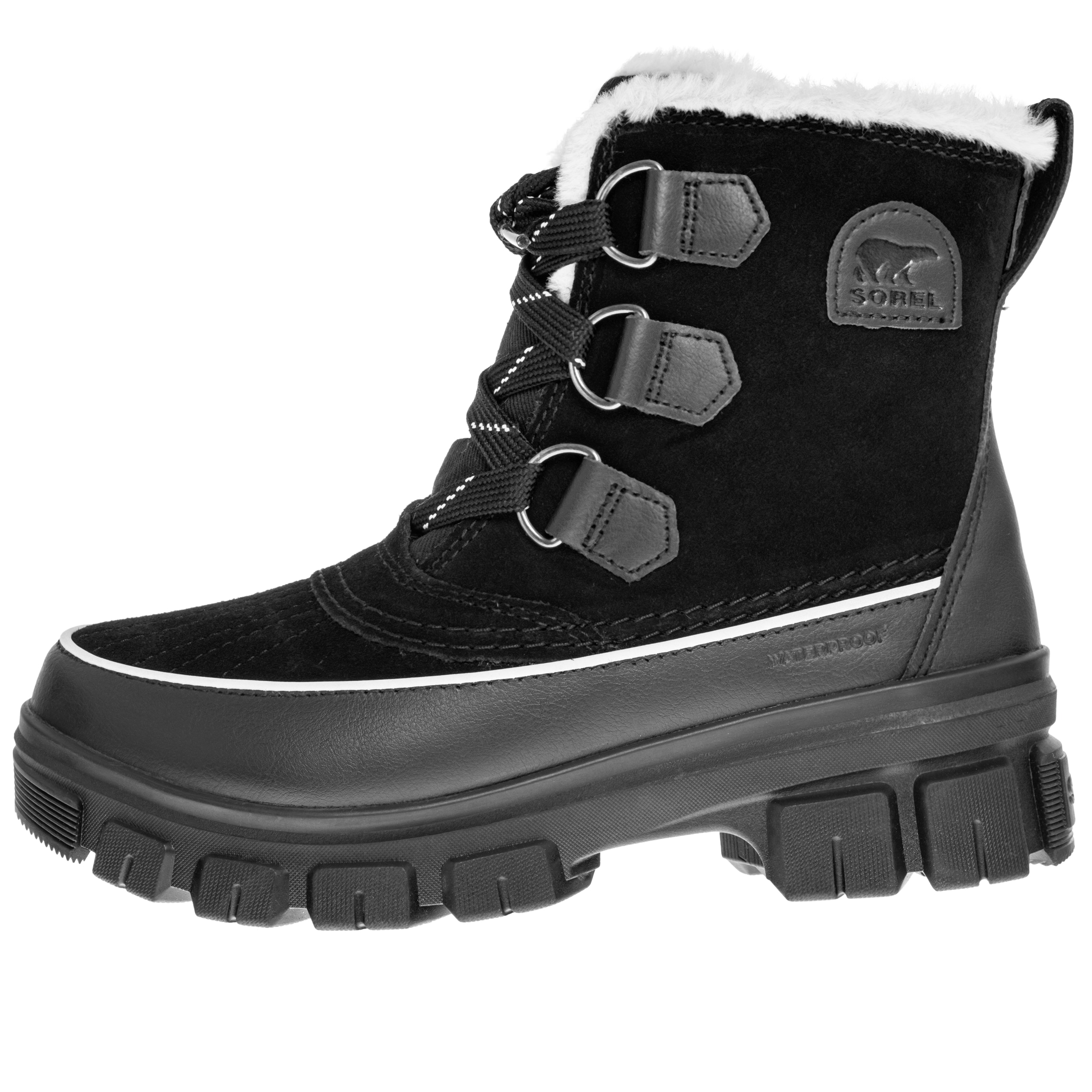 Жіночі черевики Sorel Torino V WP - Black/Fawn