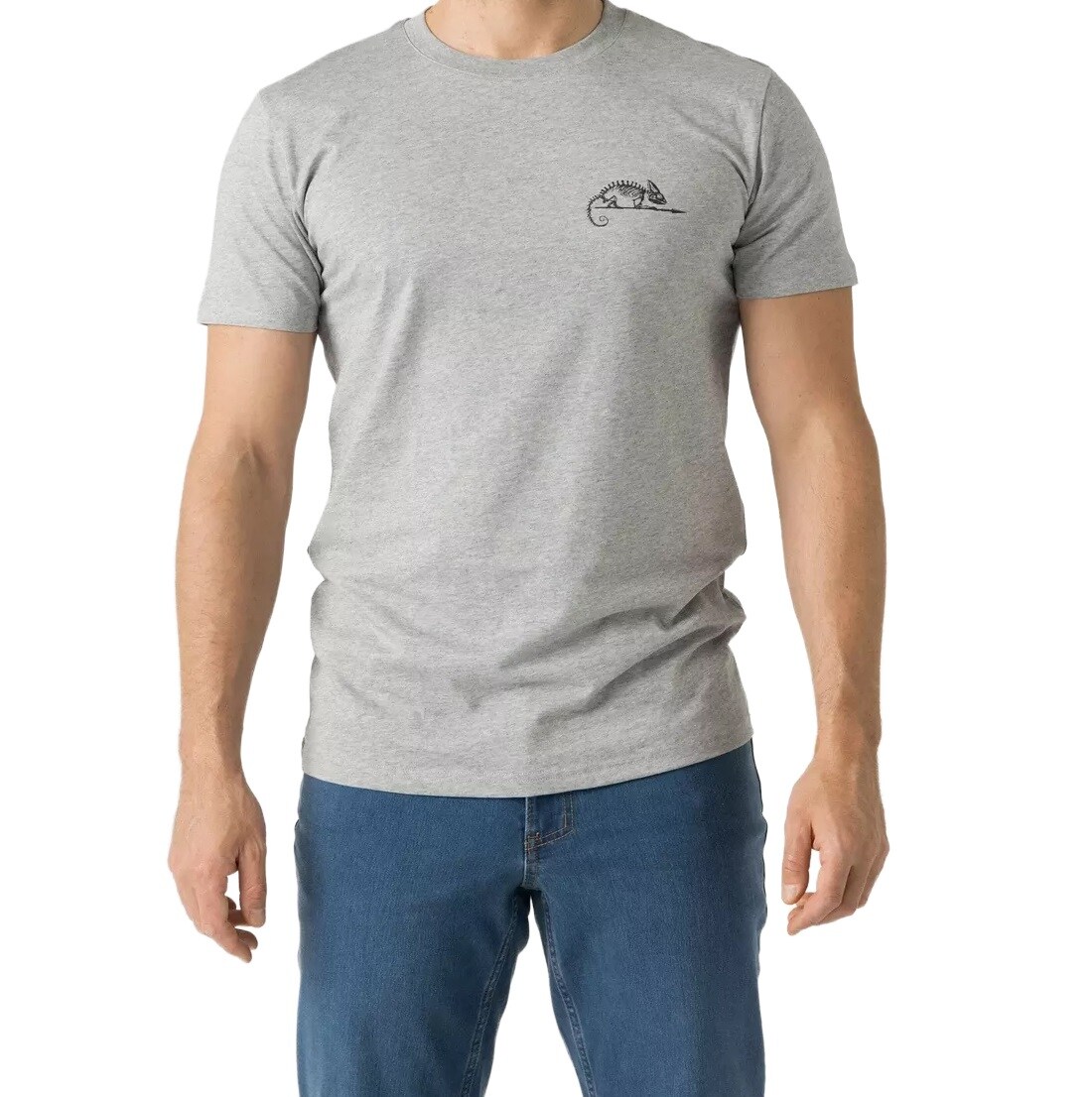 Футболка T-Shirt Helikon Logo - Mid Grey Melange