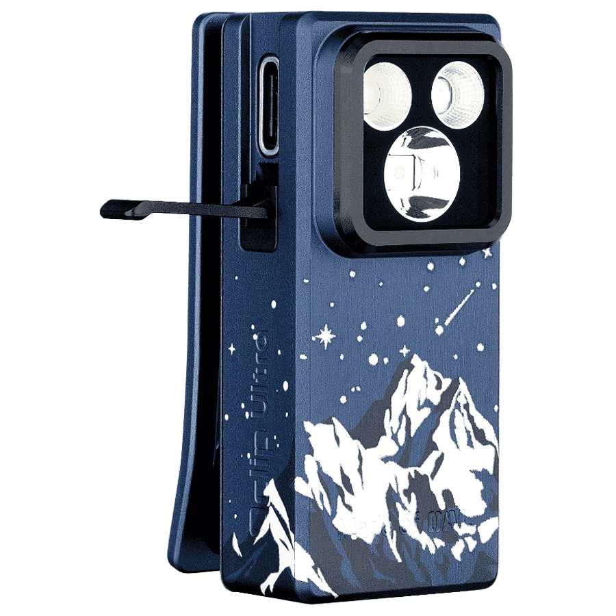 Акумуляторний ліхтарик Olight Oclip Ultra Snowy Summit - 530 люменів