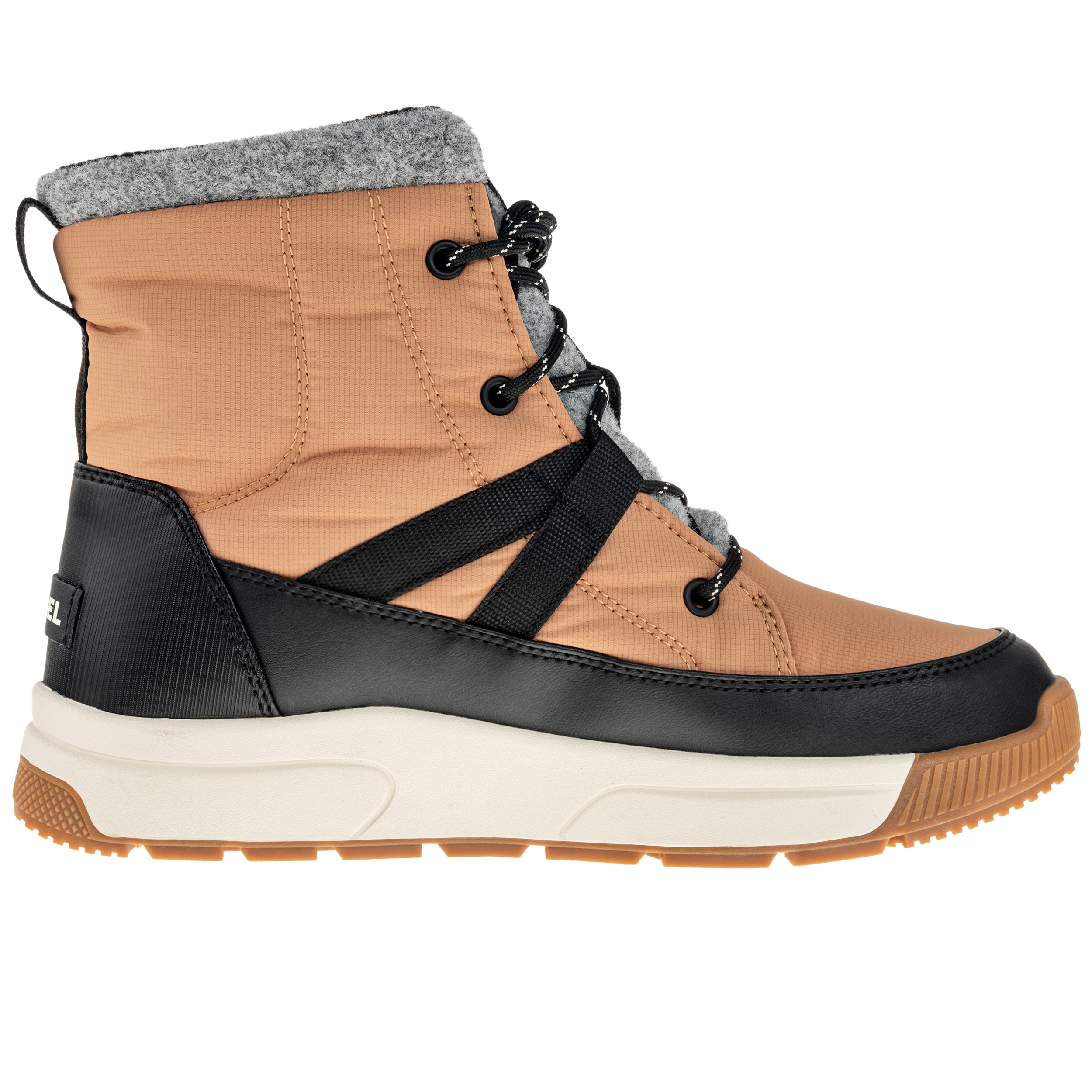 Жіночі черевики Sorel Whitney III Mid Waterproof - Tawny Buff/Black