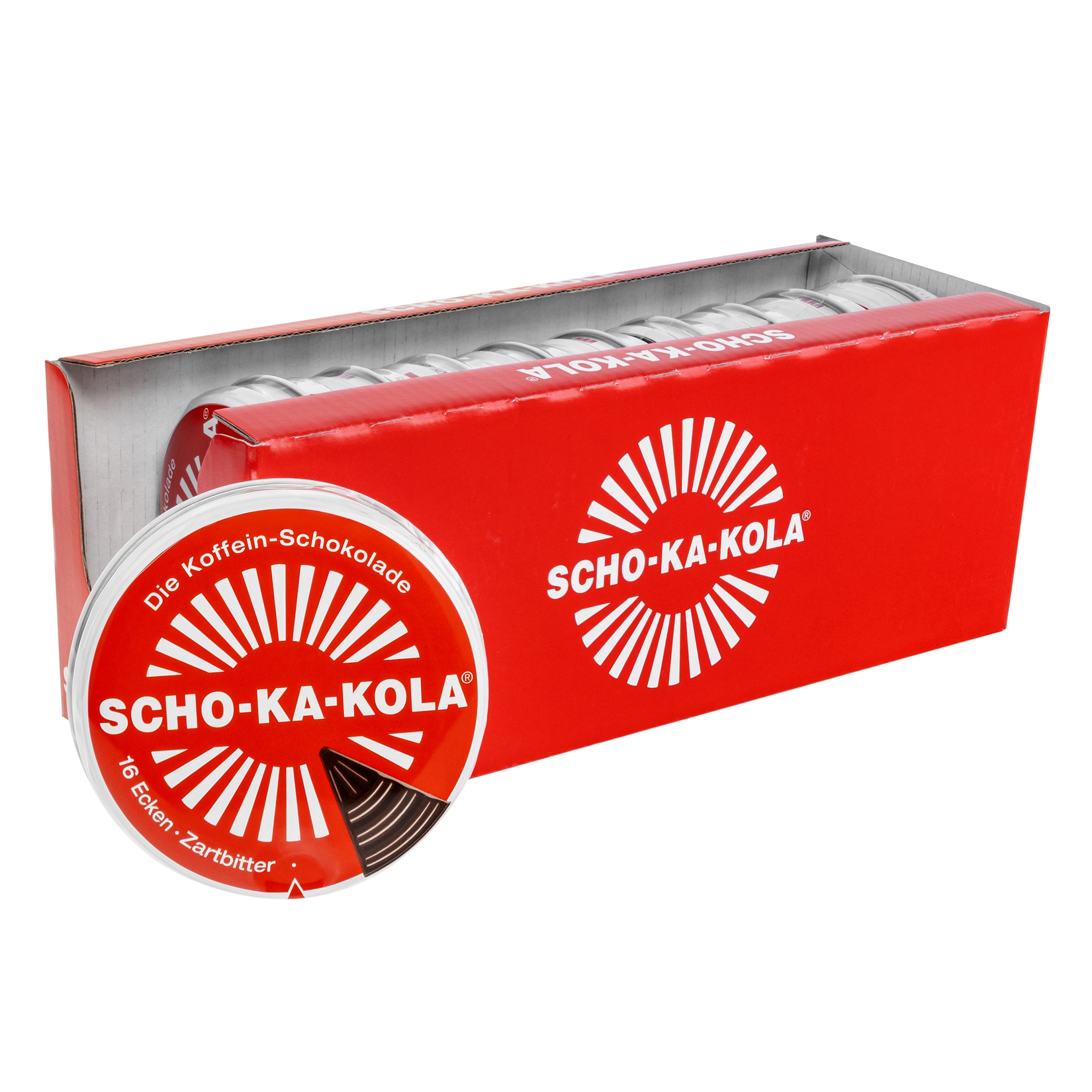 Шоколад Scho-Ka-Kola гіркий з кофеїном - 10 шт.
