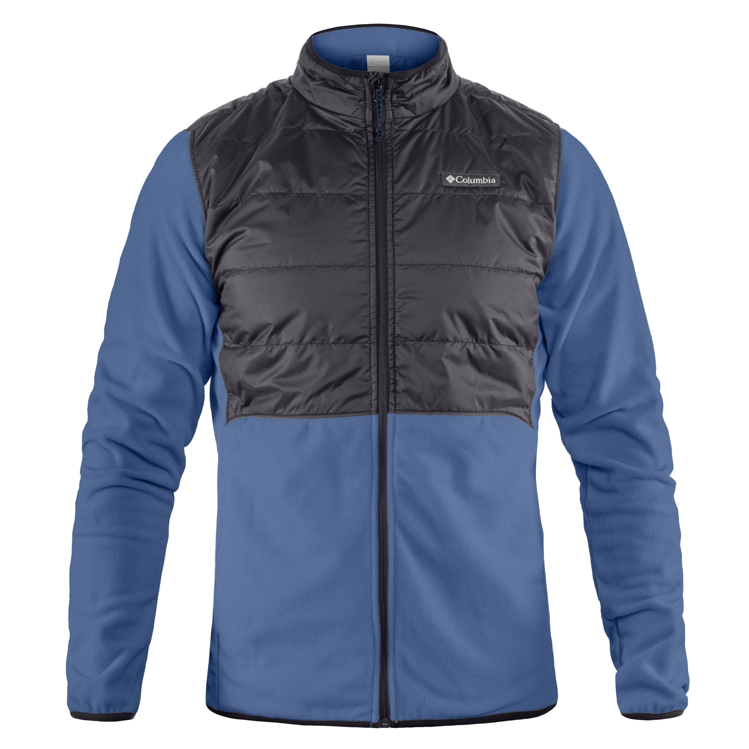 Флісова кофта Columbia Basin Butte II Hybrid Fleece Jacket - Dark Mountain/Black