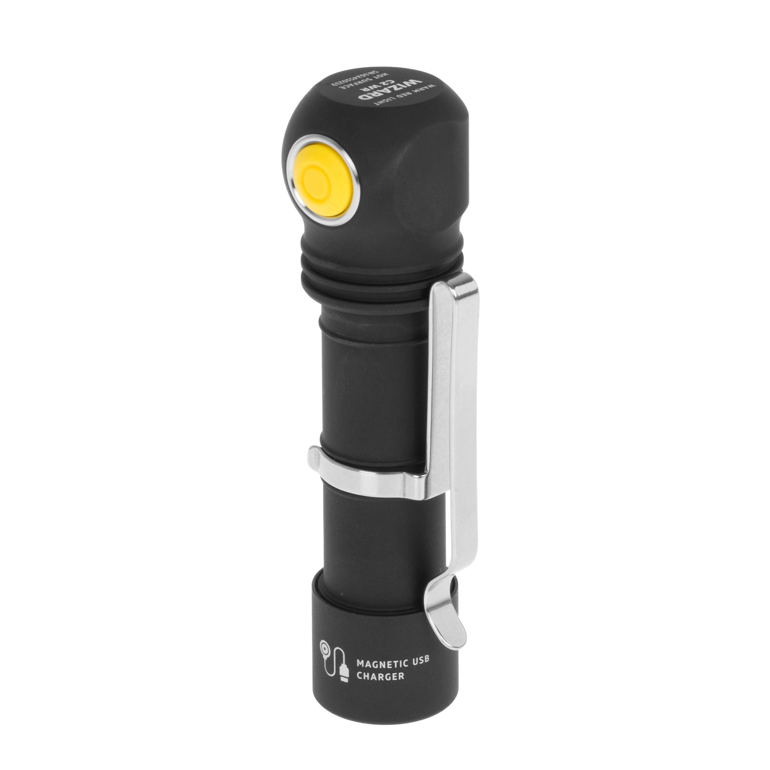 Налобний і кутовий ліхтарик Armytek Wizard C2 WR Magnet USB Warm PCB - 1020 люменів