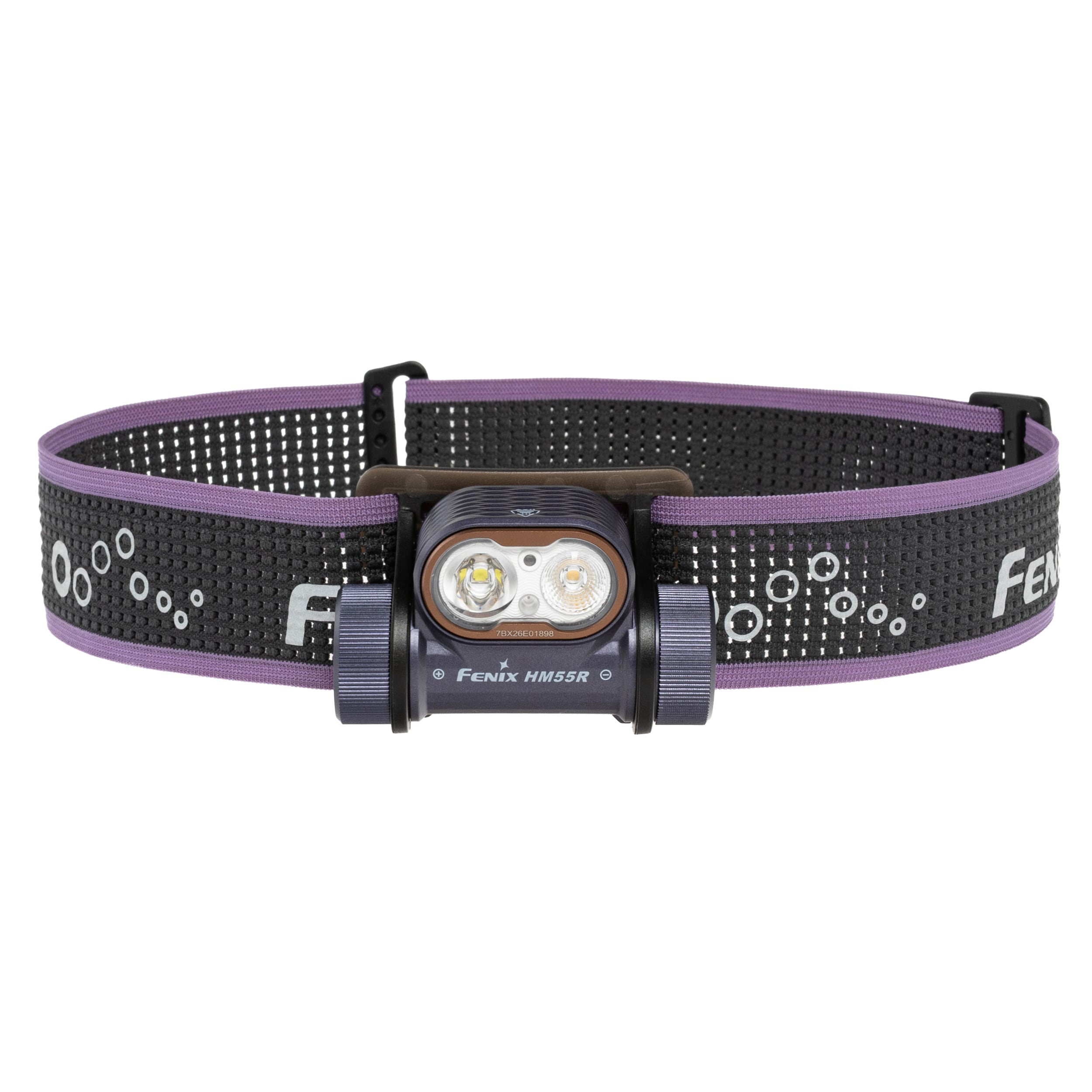Налобний ліхтарик Fenix HM55R Dark Purple - 1200 люменів
