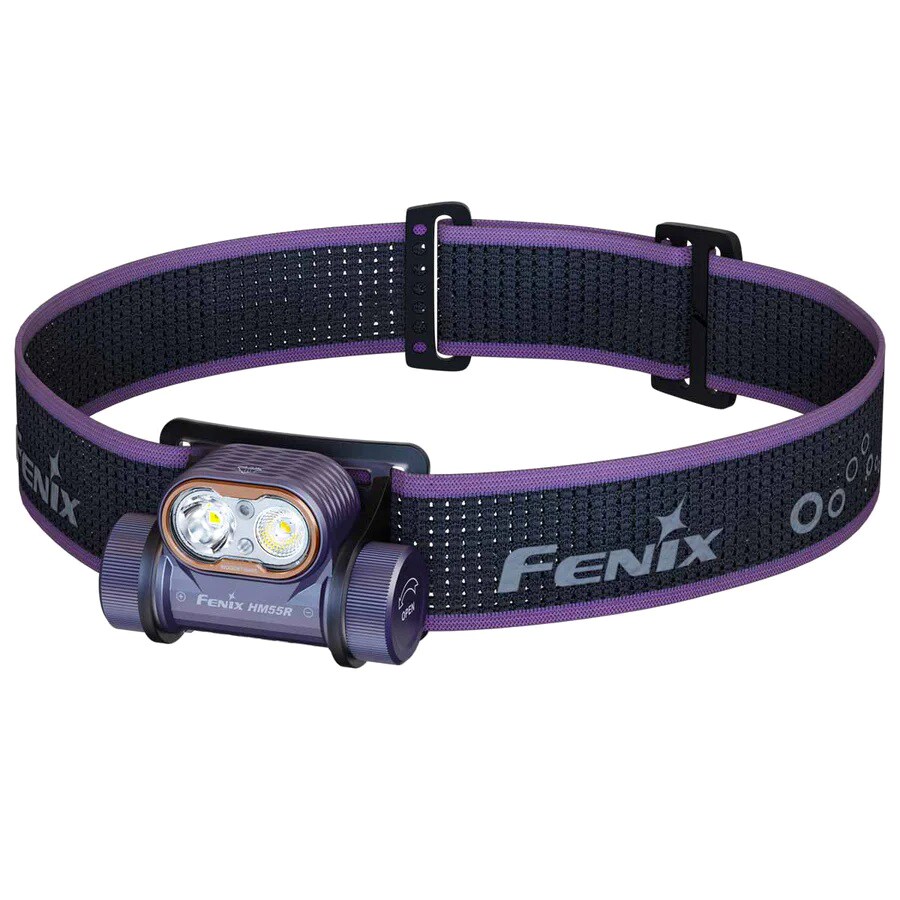 Налобний ліхтарик Fenix HM55R Dark Purple - 1200 люменів