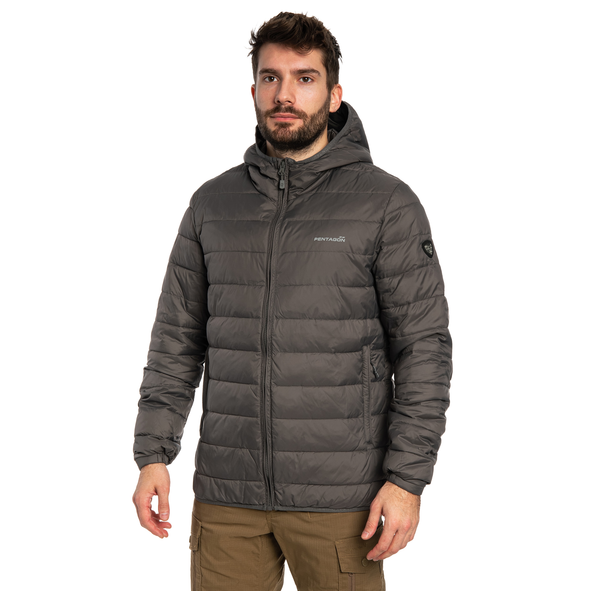 Куртка Pentagon Aurora 2.0 Puffer Hooded - Cinder Grey