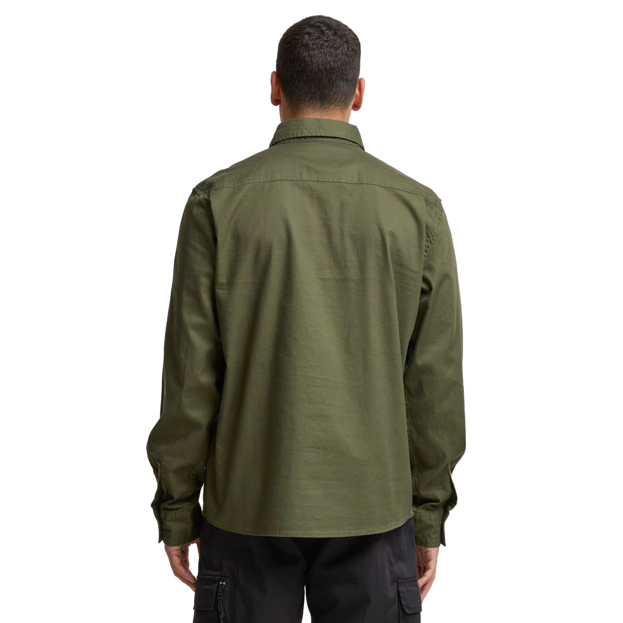 Сорочка Brandit Flannel Shirt Long Sleeve - Olive