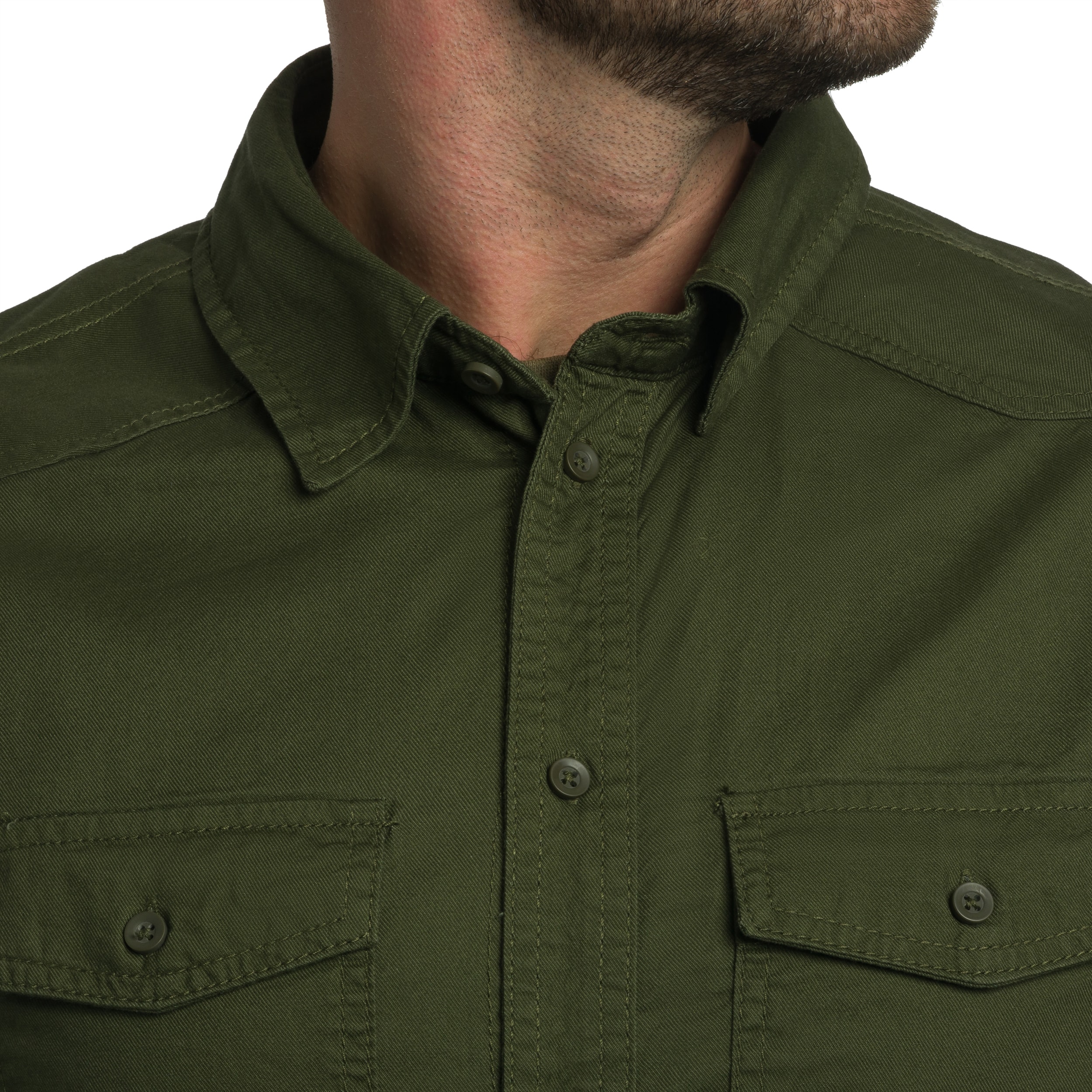 Сорочка Brandit Flannel Shirt Long Sleeve - Olive