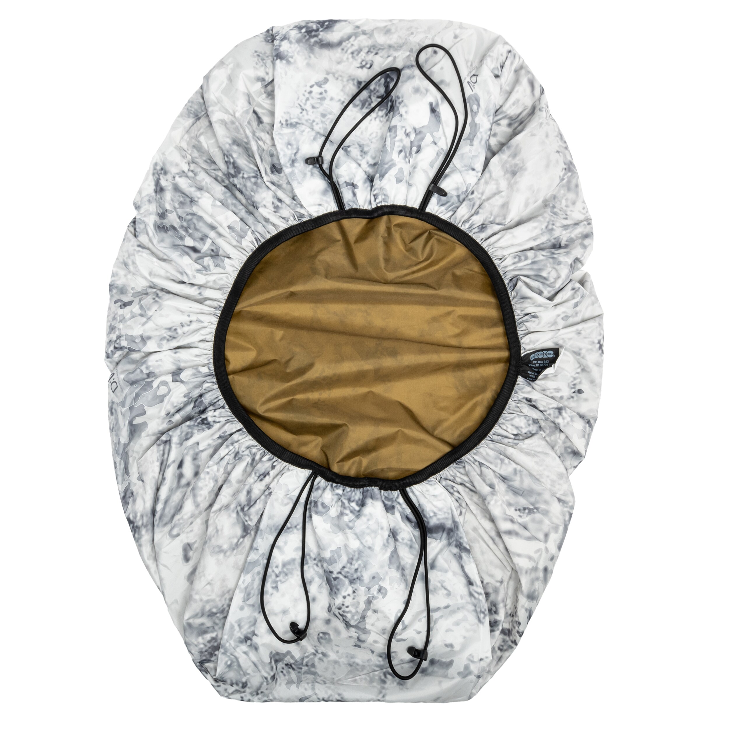 Двосторонній чохол на рюкзак Eberlestock Small Reversible Rain Cover - Snow Camo/Coyote