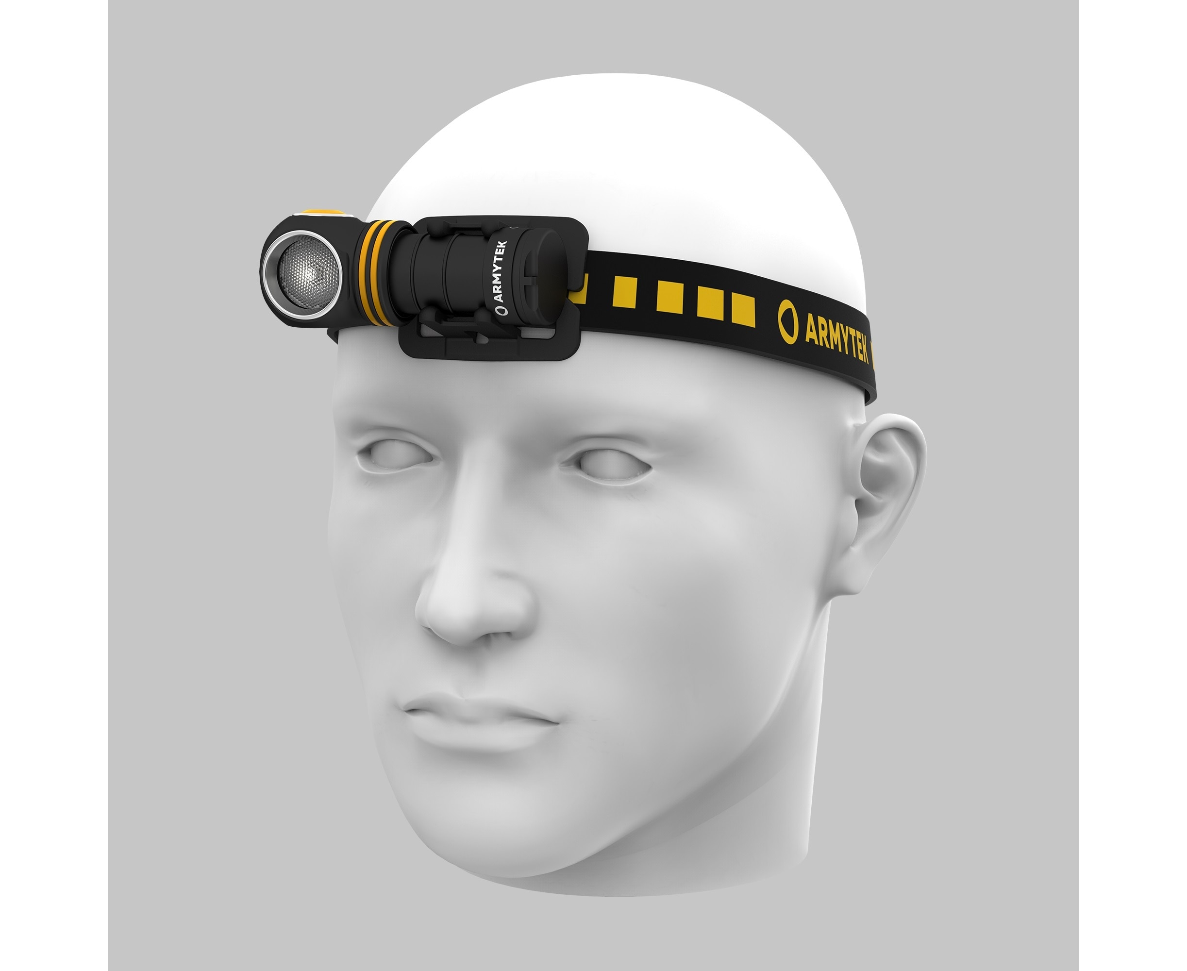 Кутовий налобний ліхтарик Armytek Elf C1 USB-C White PCB - 1000 люменів
