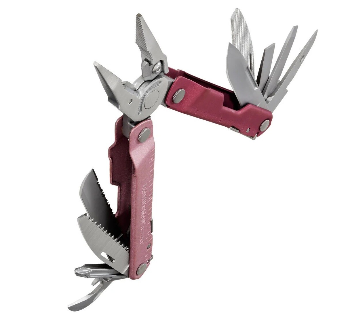 Мультитул Leatherman Rebar Heathered Cranberry з кобурою