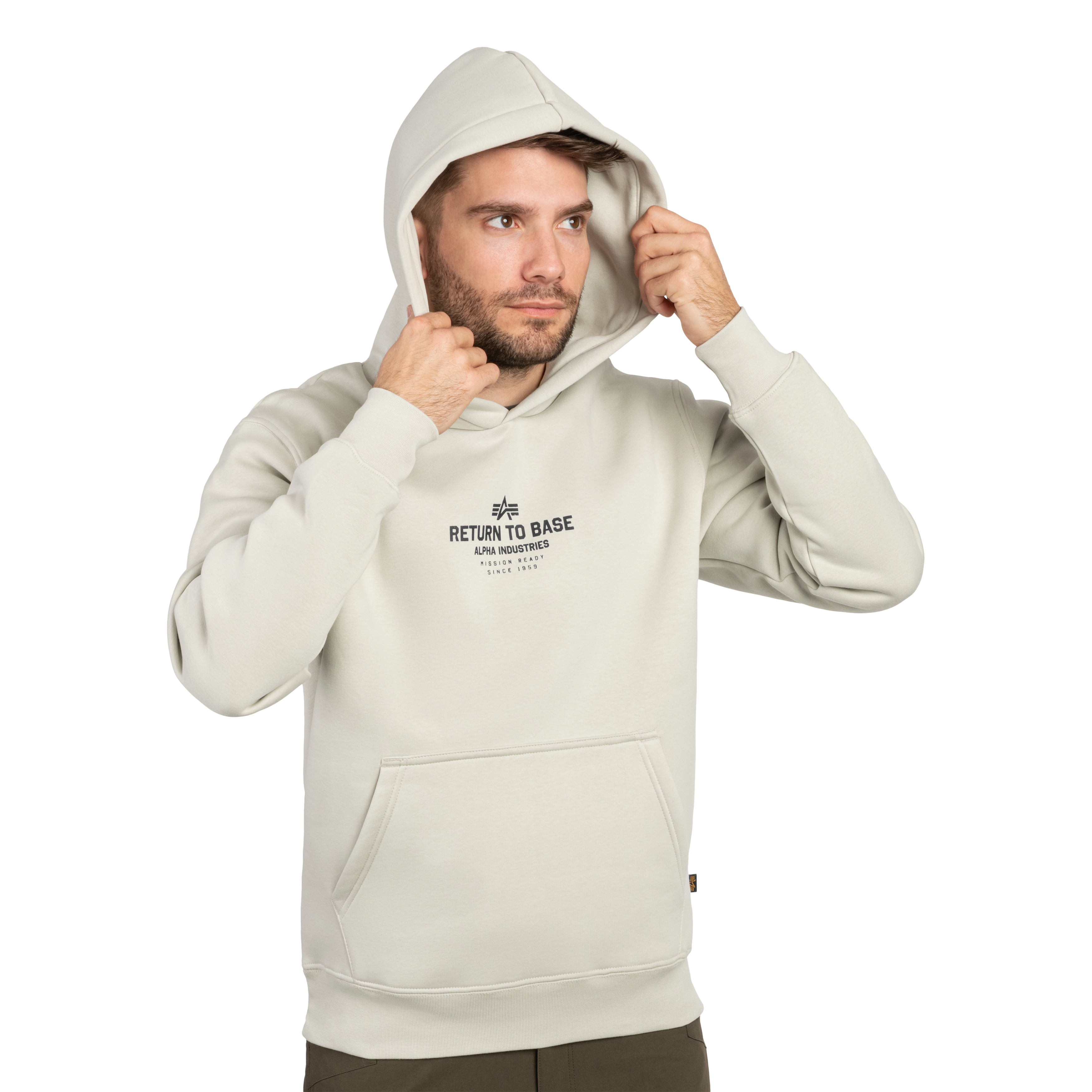Кофта Alpha Industries Return To Base - Stone