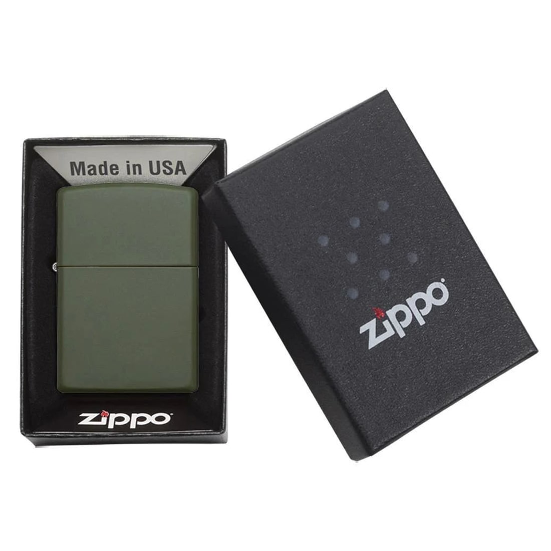 Бензинова запальничка Zippo - Green Matte