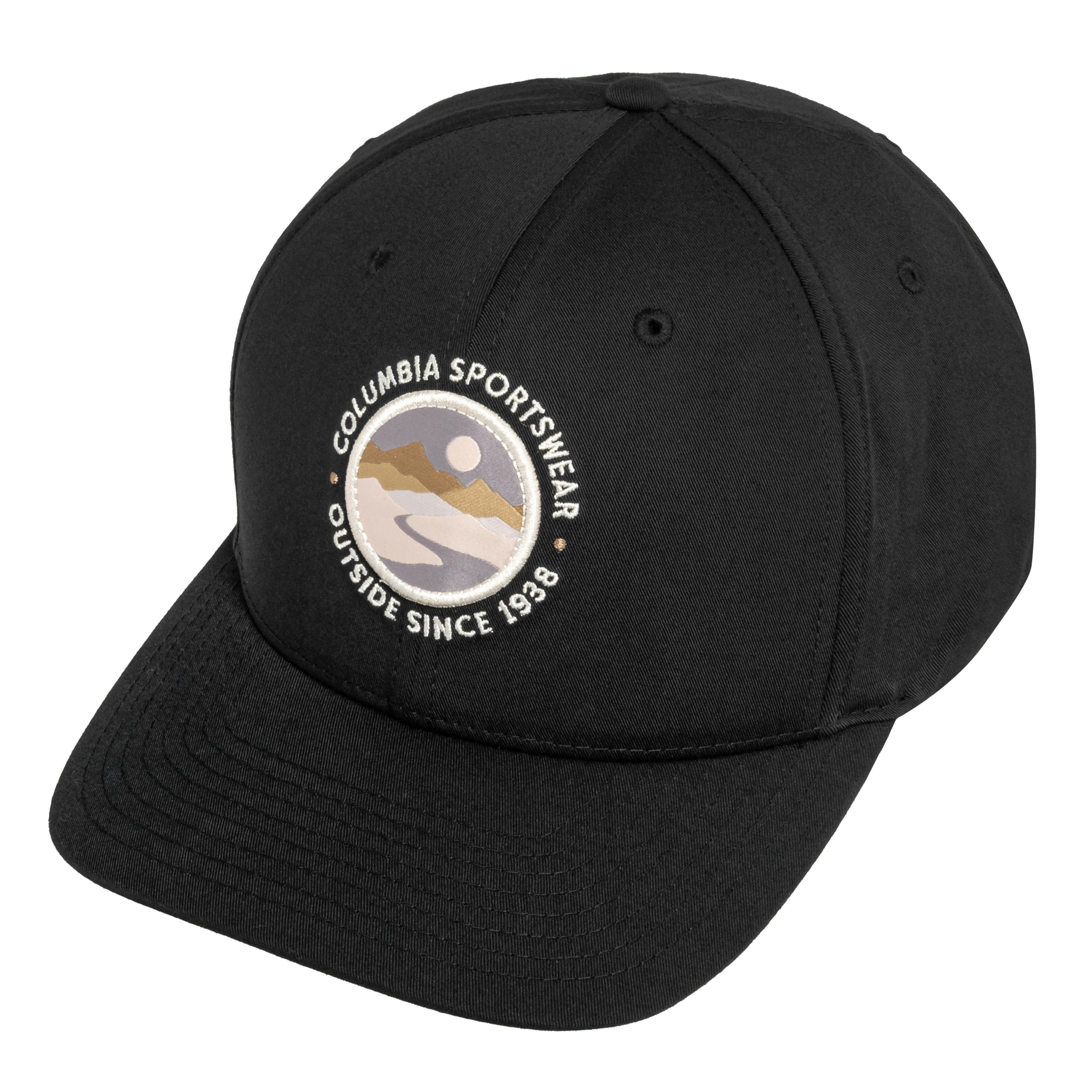 Бейсболка Columbia Lost Lager 3D Stretch Snapback - Black/Landscape Circle