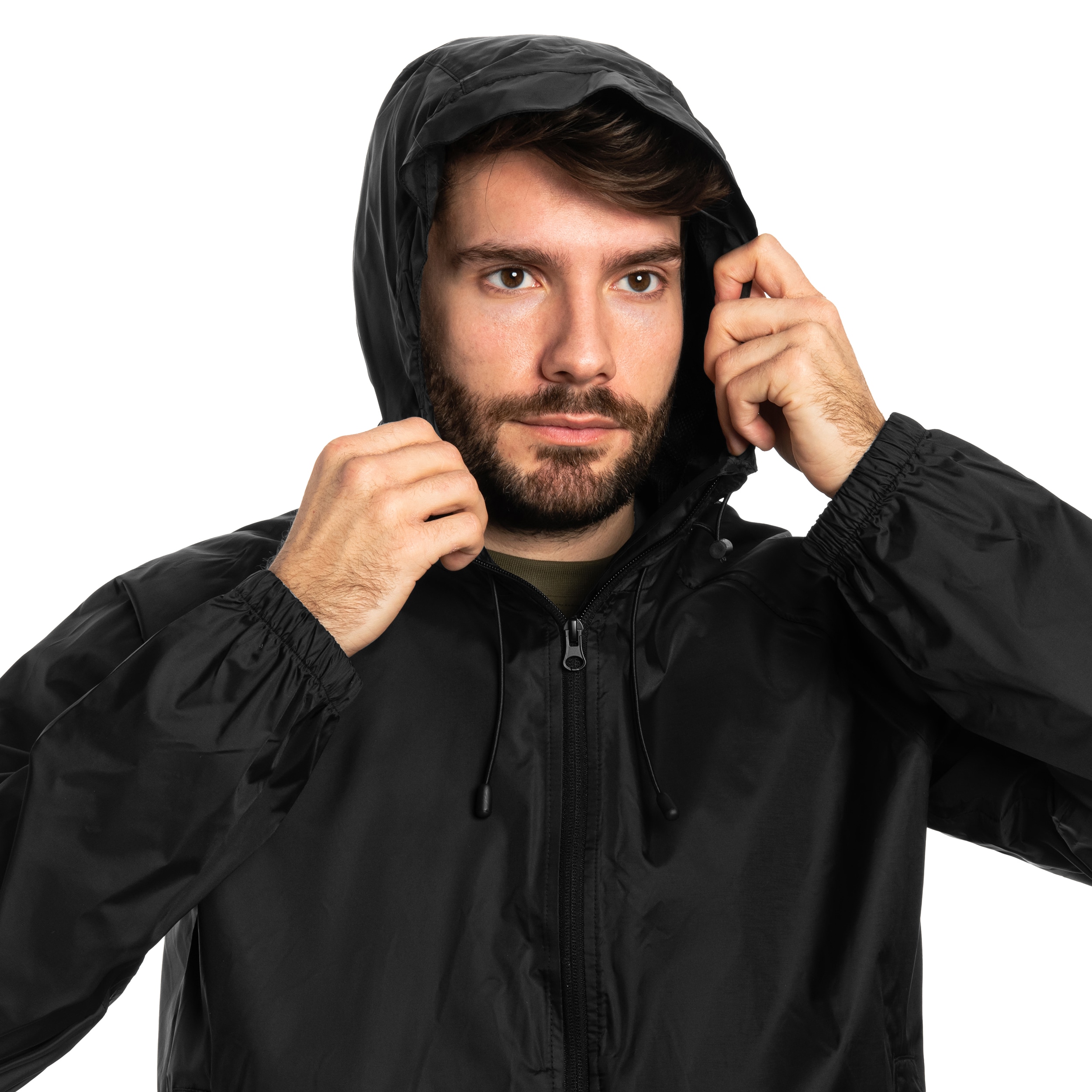 Куртка Mil-Tec Wet Weather Jacket Quickpack - Black