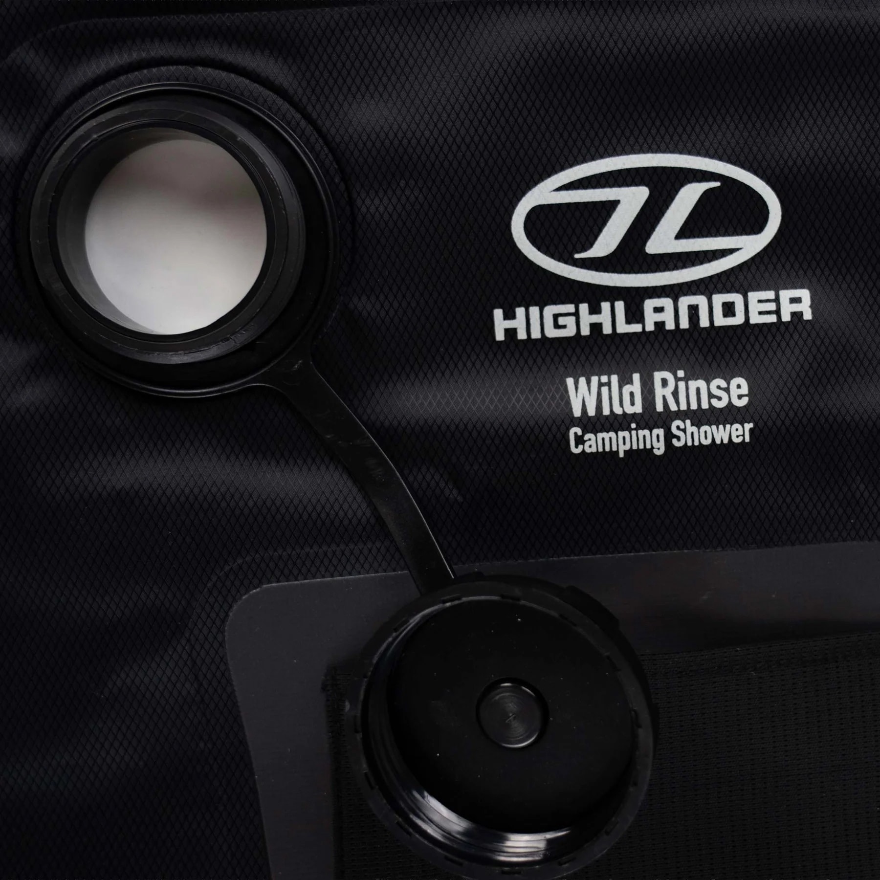 Туристичний душ Highlander Outdoor Wild Rinse Camping Solar 15 л - Black