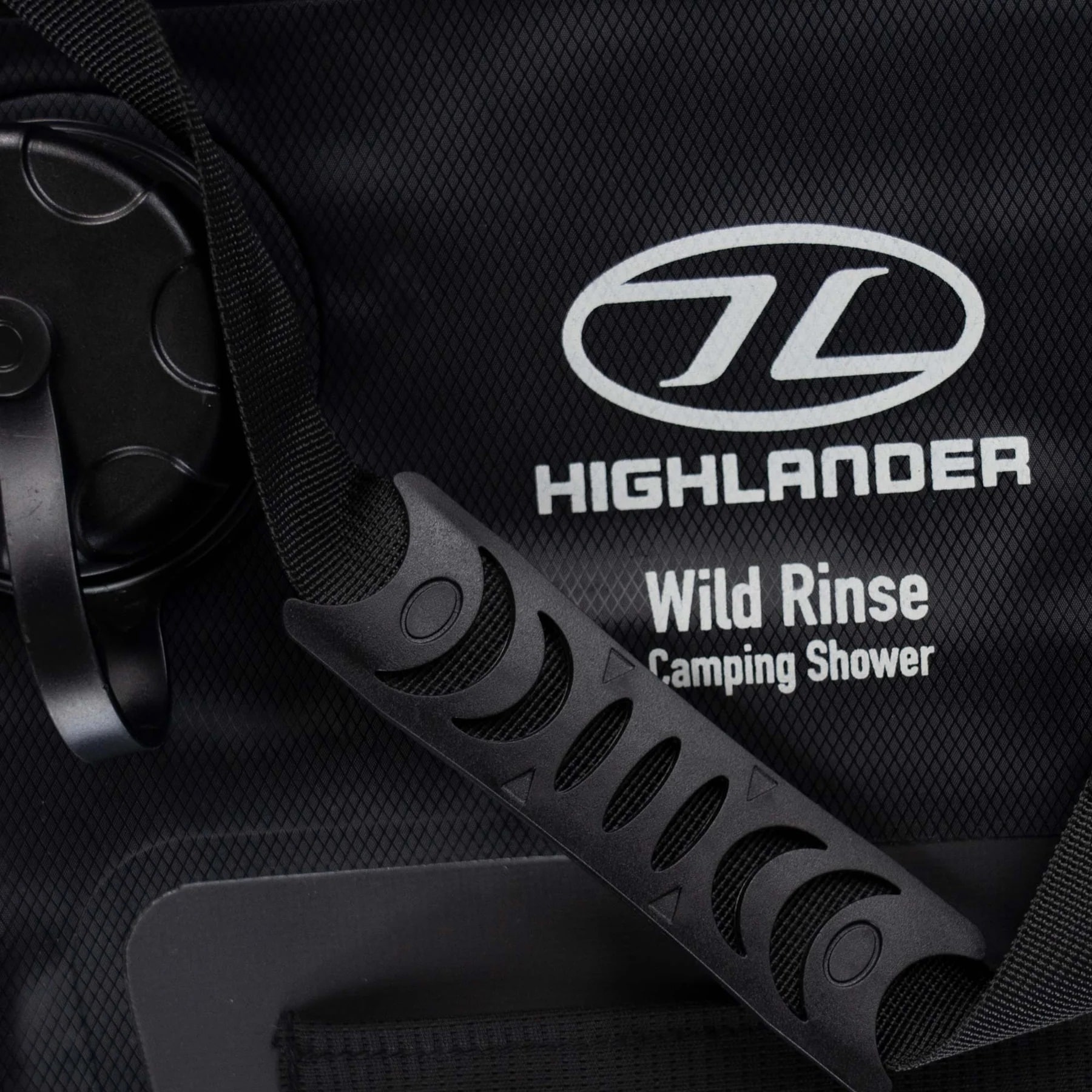 Туристичний душ Highlander Outdoor Wild Rinse Camping Solar 15 л - Black