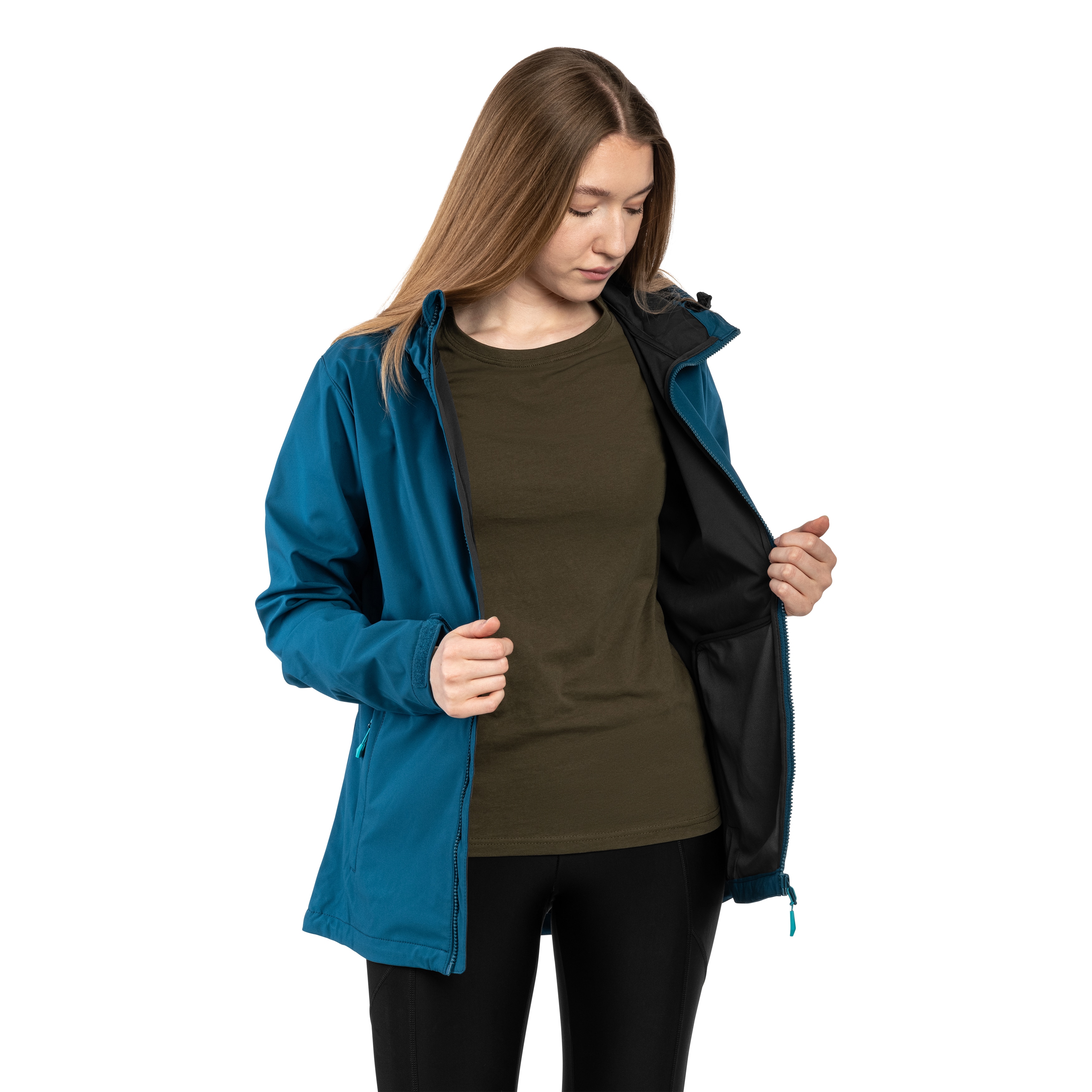 Жіноча куртка Highlander Outdoor Shield V2 Softshell - Moroccan Blue