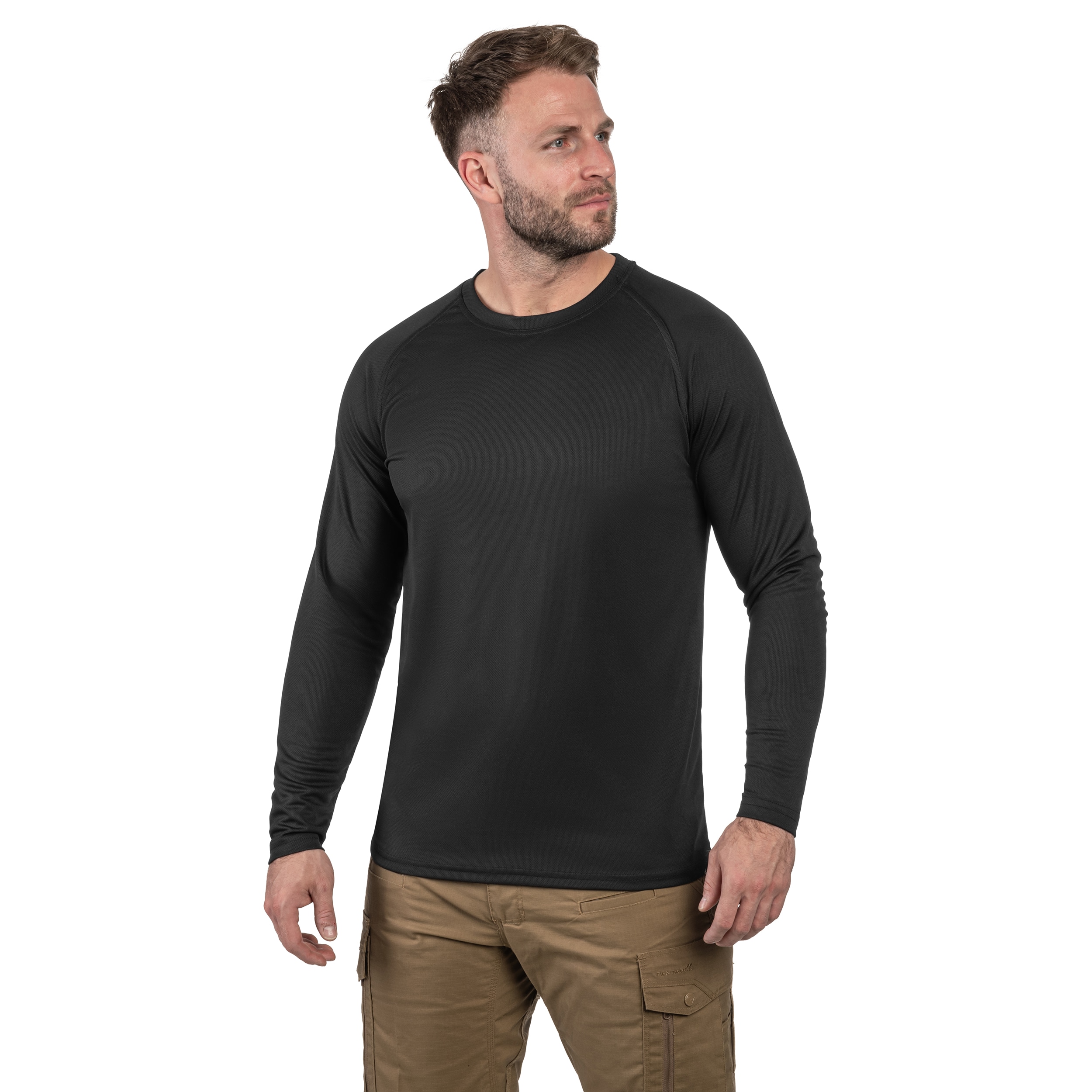 Футболка Highlander Forces Quick Dry Long Sleeve - Black