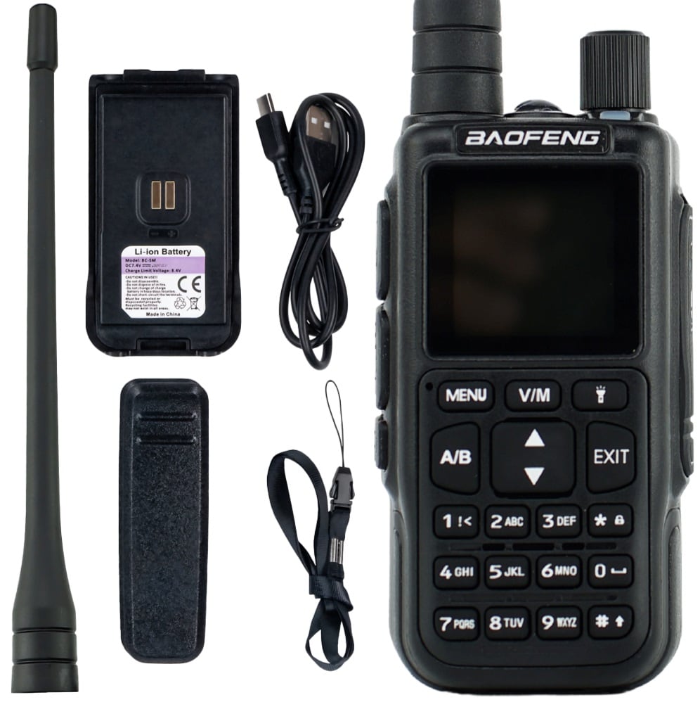 Радіостанція Baofeng EU-5R Mini 2200 мАг - Black