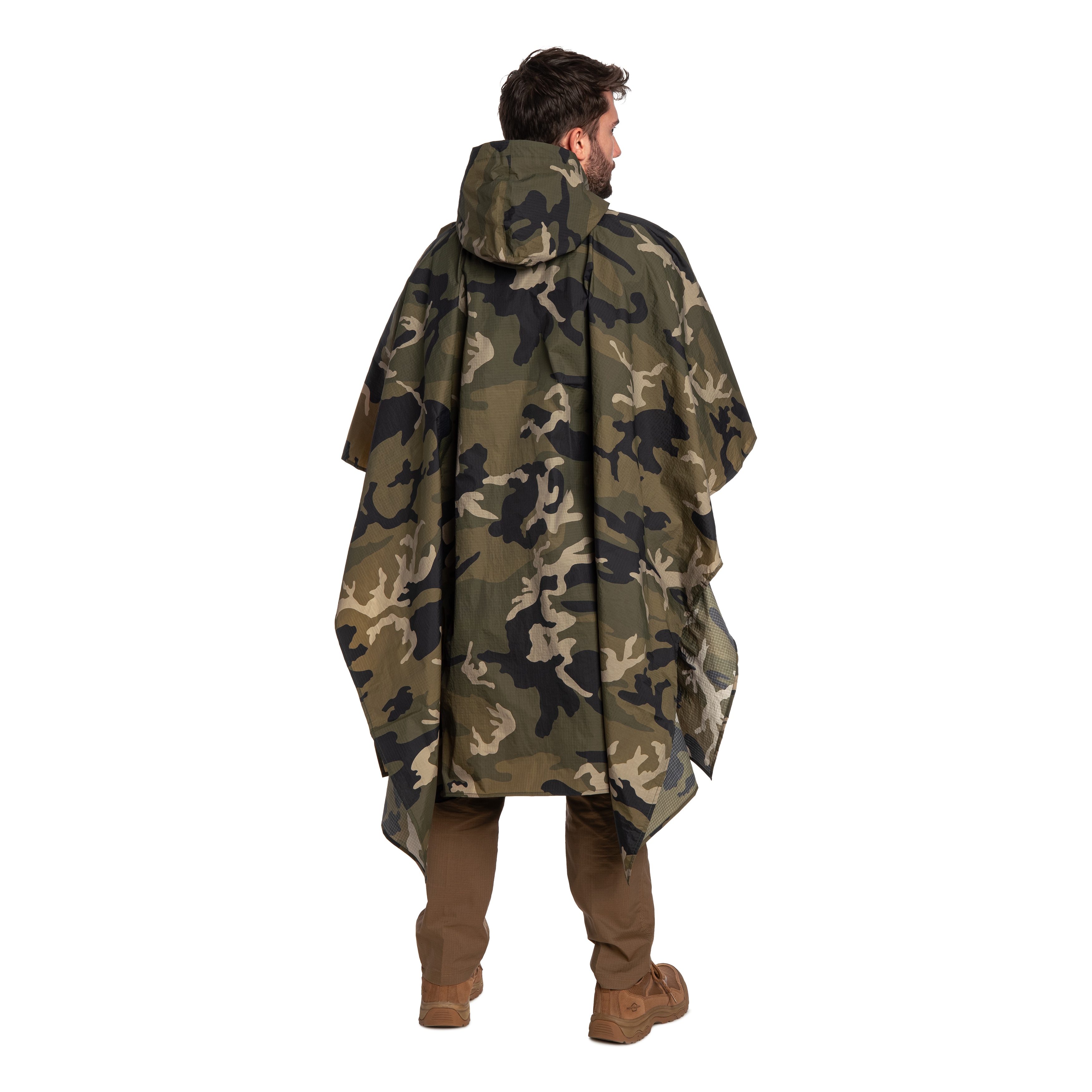 Пончо Alpha Industries Packable Rain Cape - US Woodland