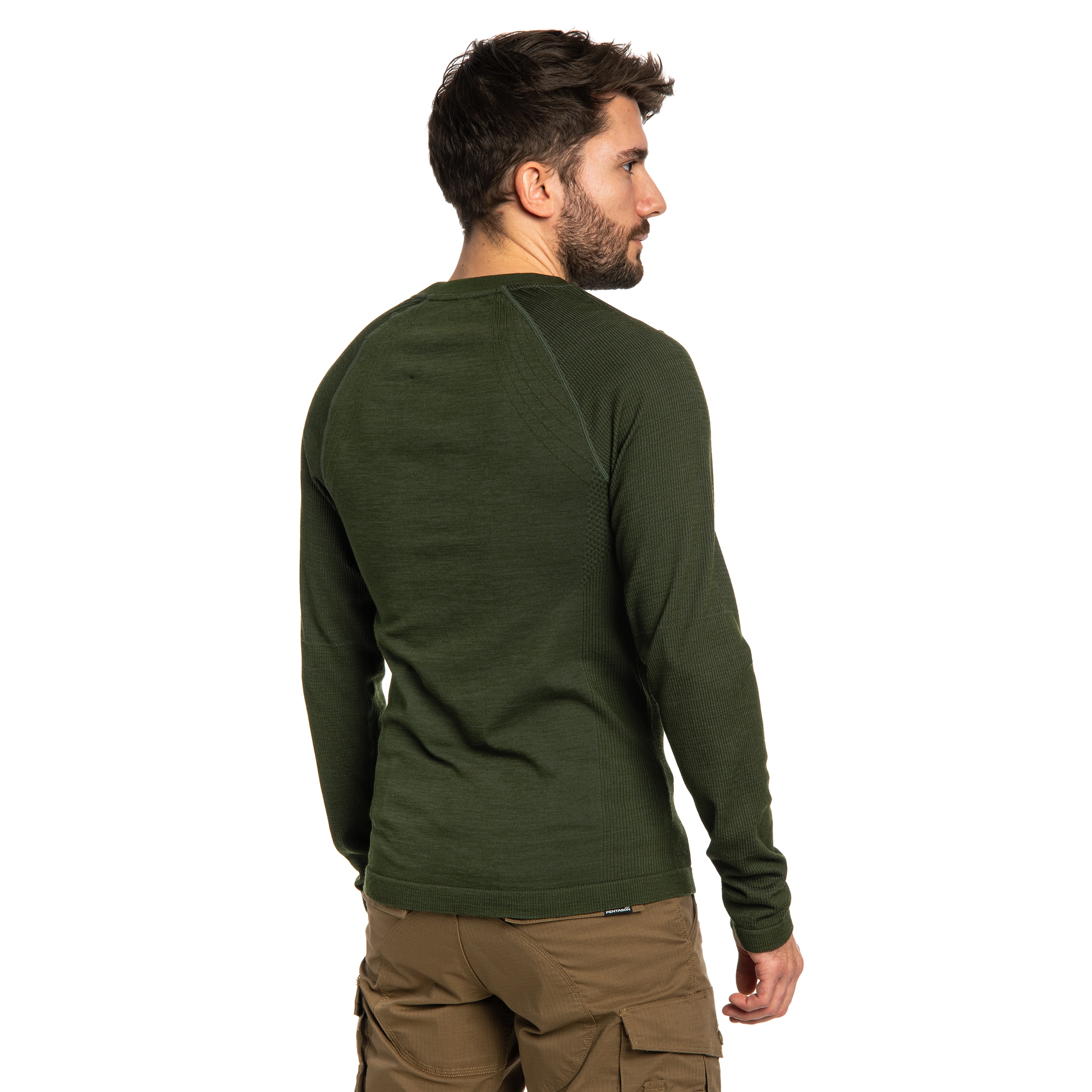Термоактивна футболка MFH Merino 50 - Olive