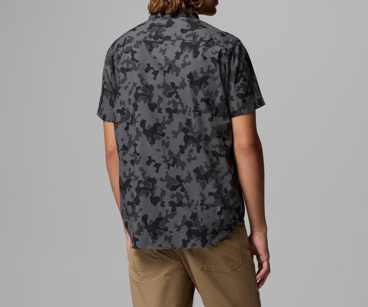Сорочка Columbia Rapid Rivers Printed Short Sleeve - Charcoal/Midrange Camo