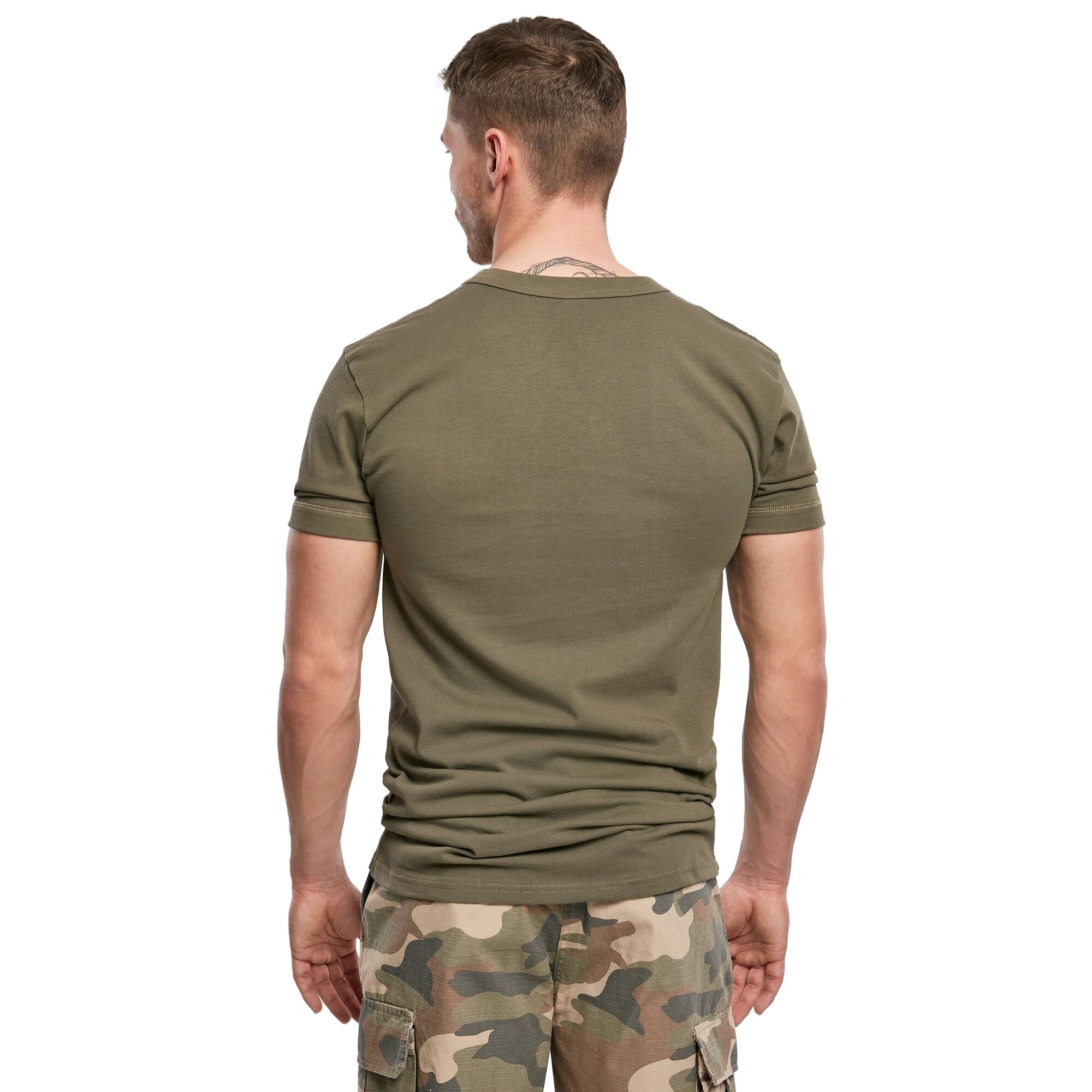 Футболка T-Shirt Brandit BW - Olive