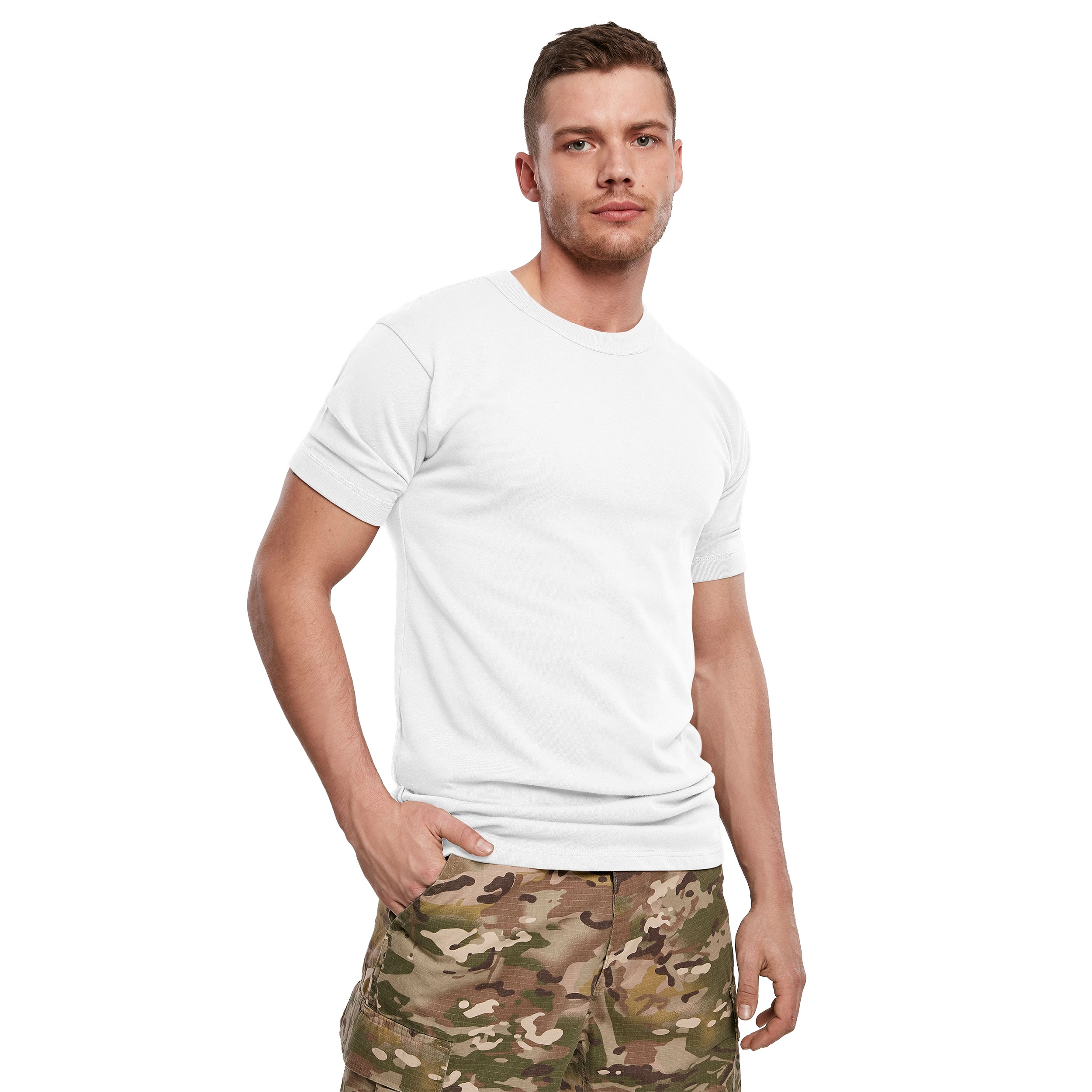 Футболка T-Shirt Brandit BW - White