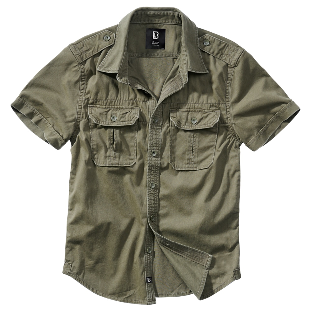 Сорочка Brandit Vintage Short Sleeve - Olive