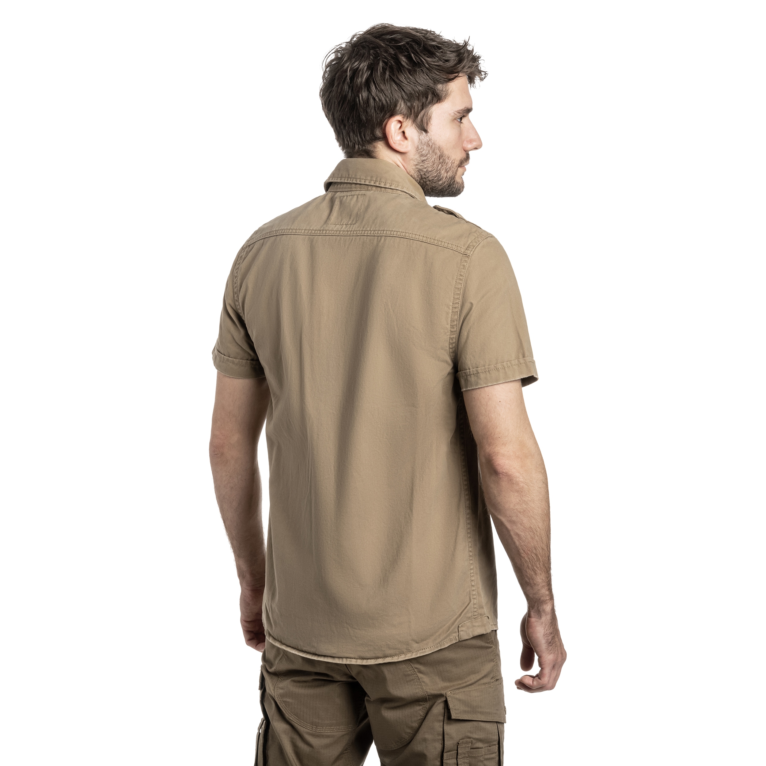 Сорочка Brandit Vintage Short Sleeve - Camel
