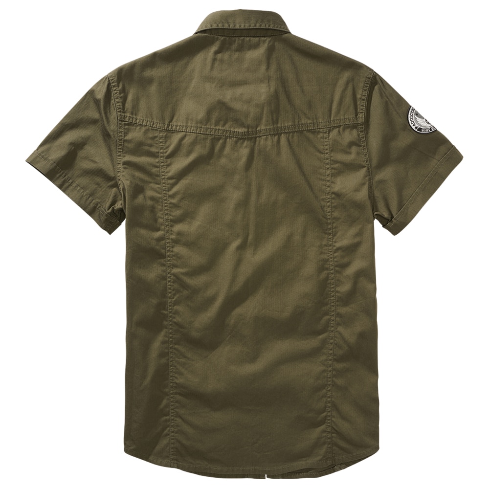 Сорочка Brandit Luis Vintage Short Sleeve - Olive