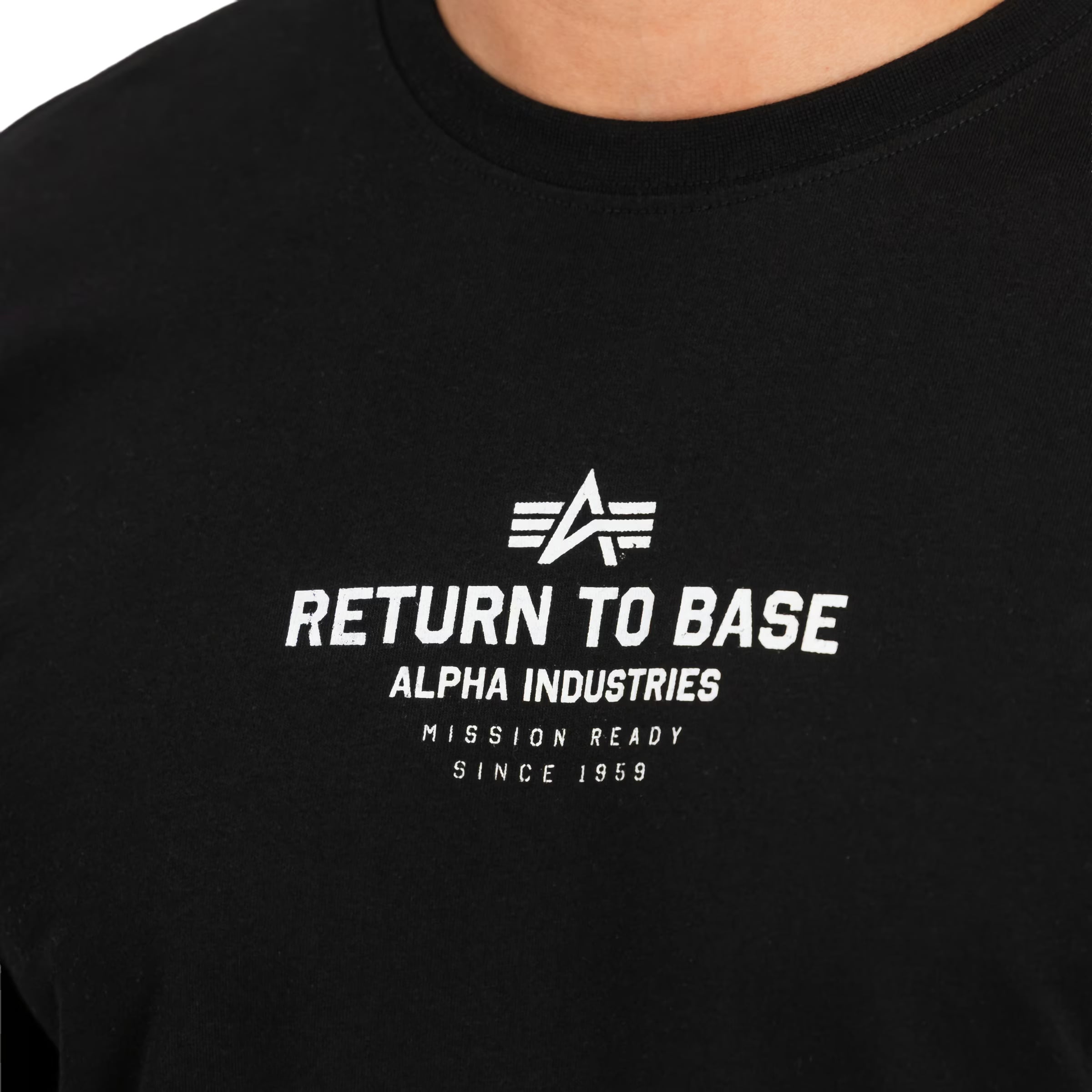 Футболка T-shirt Alpha Industries Return to Base - Black