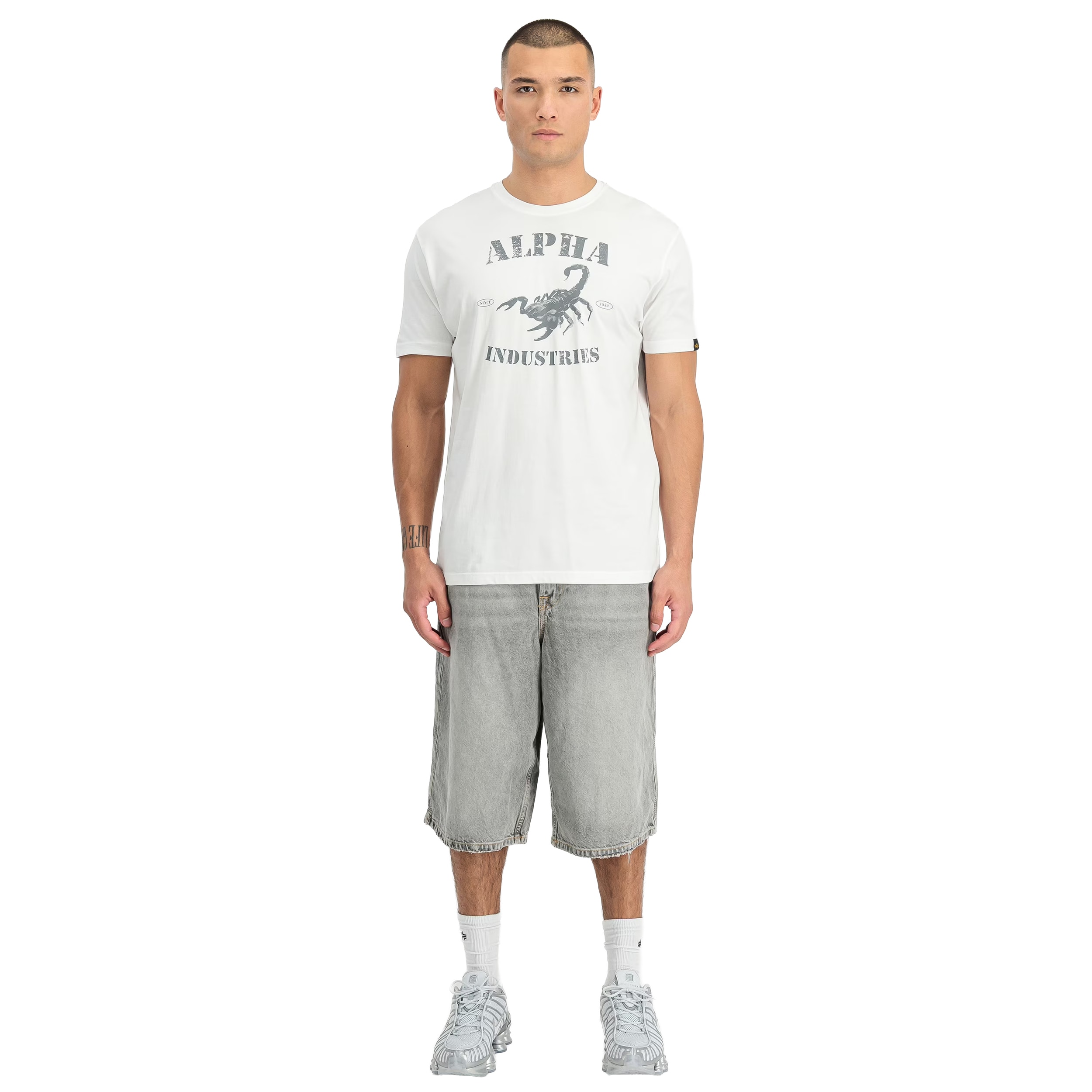 Футболка T-shirt Alpha Industries Scorpion - White