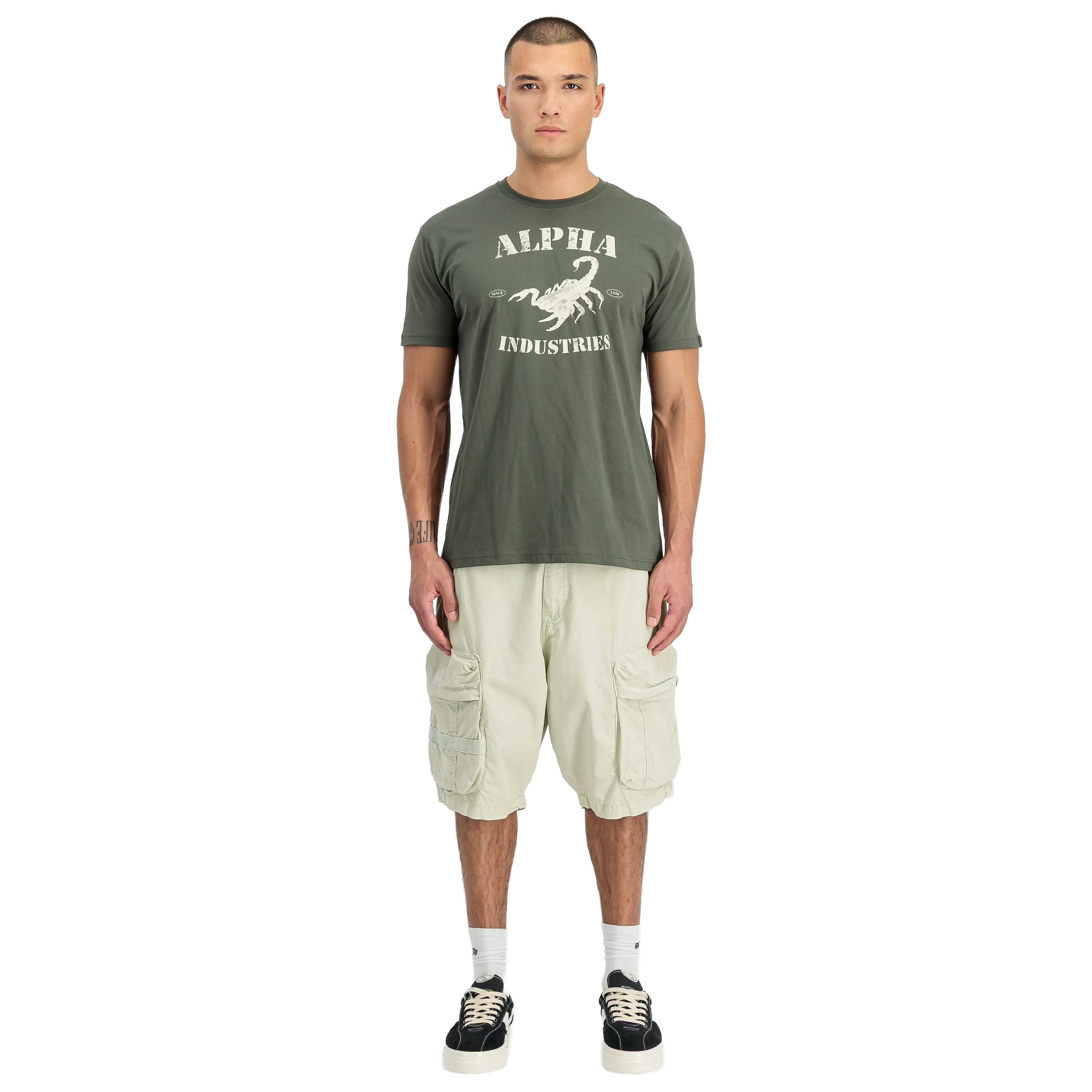 Футболка T-shirt Alpha Industries Scorpion - Dark Olive