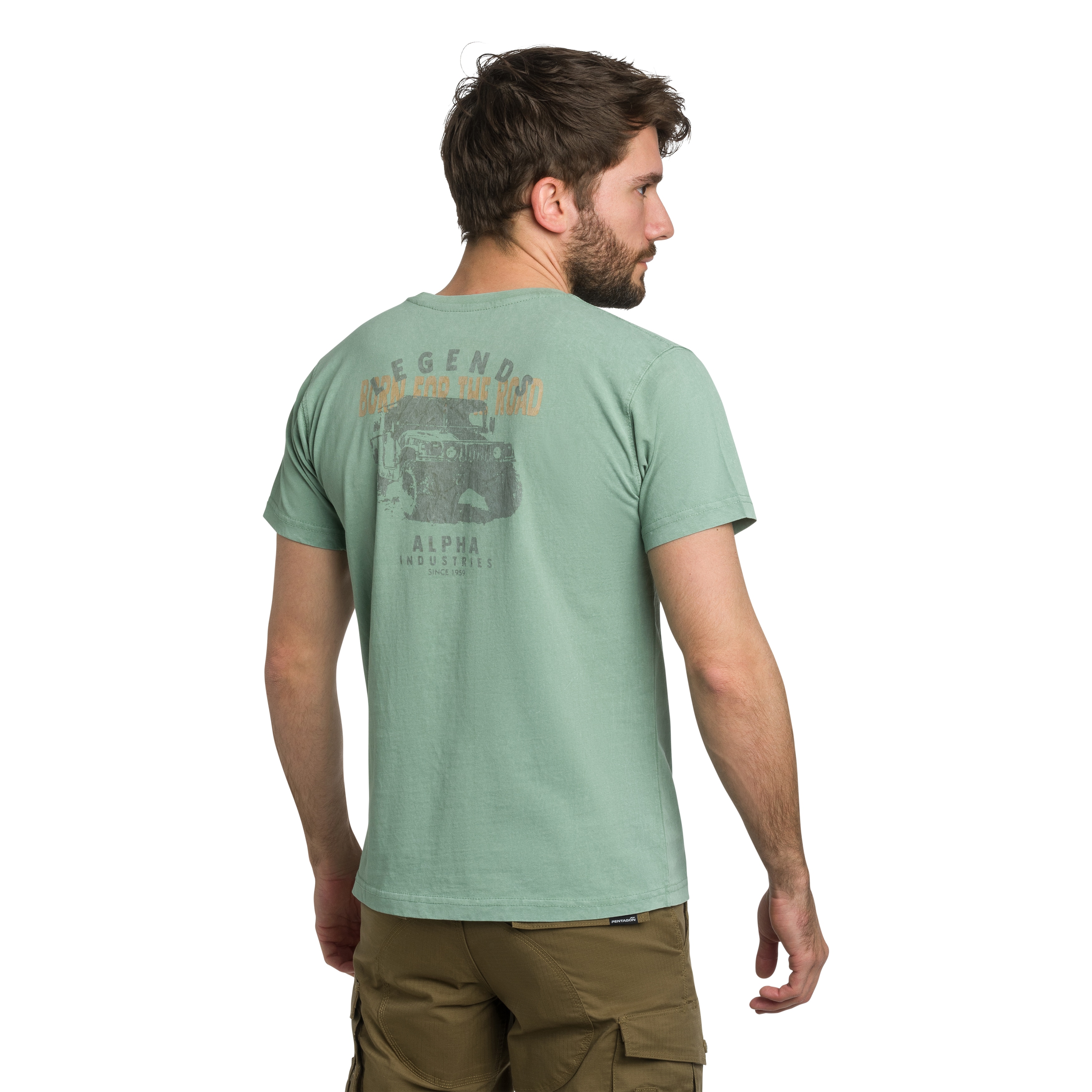 Футболка T-Shirt Alpha Industries Legend - Frost Green