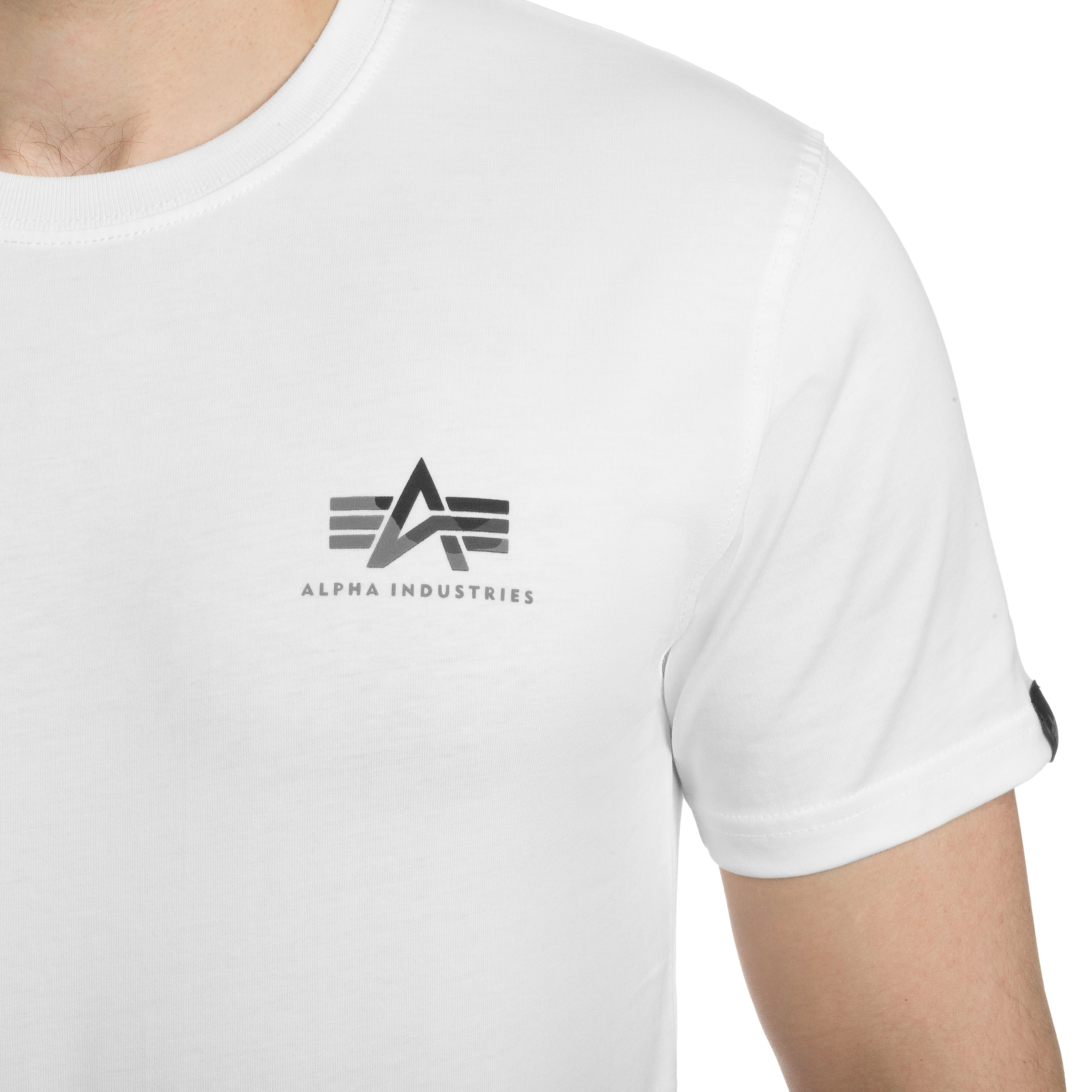 Футболка T-Shirt Alpha Industries Camo Print - White