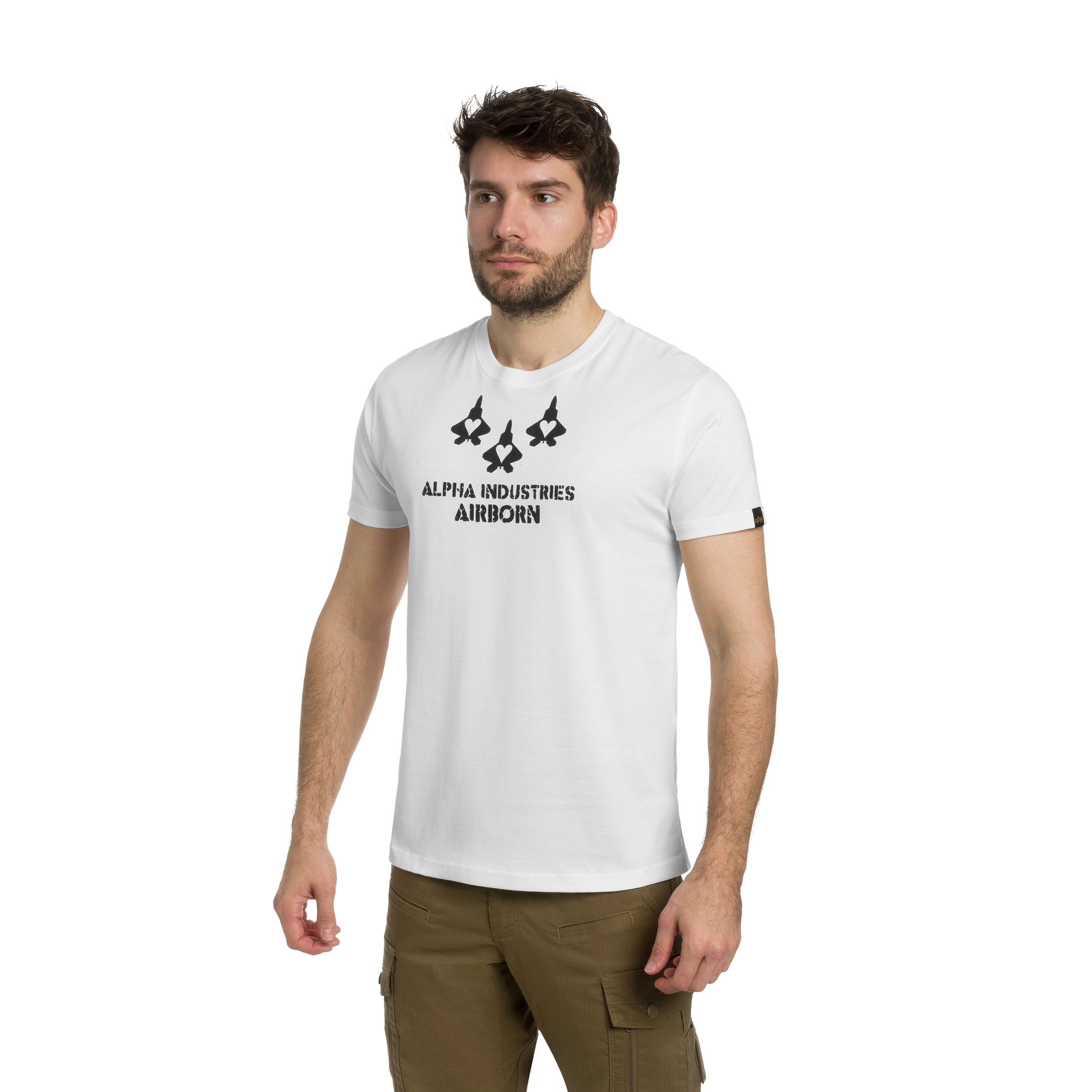 Футболка T-Shirt Alpha Industries Airborn - White