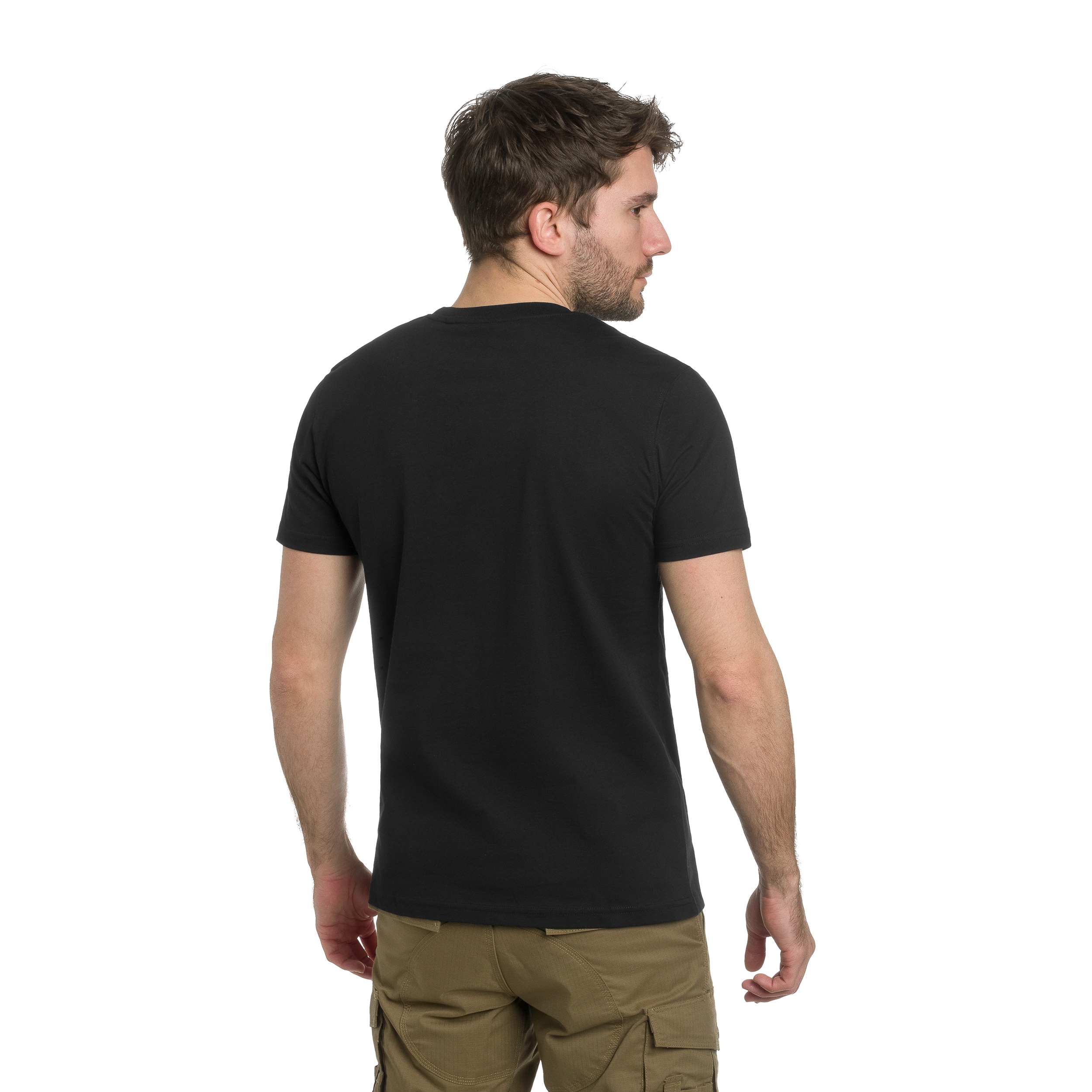 Футболка T-Shirt Alpha Industries Logo Airborn - Black