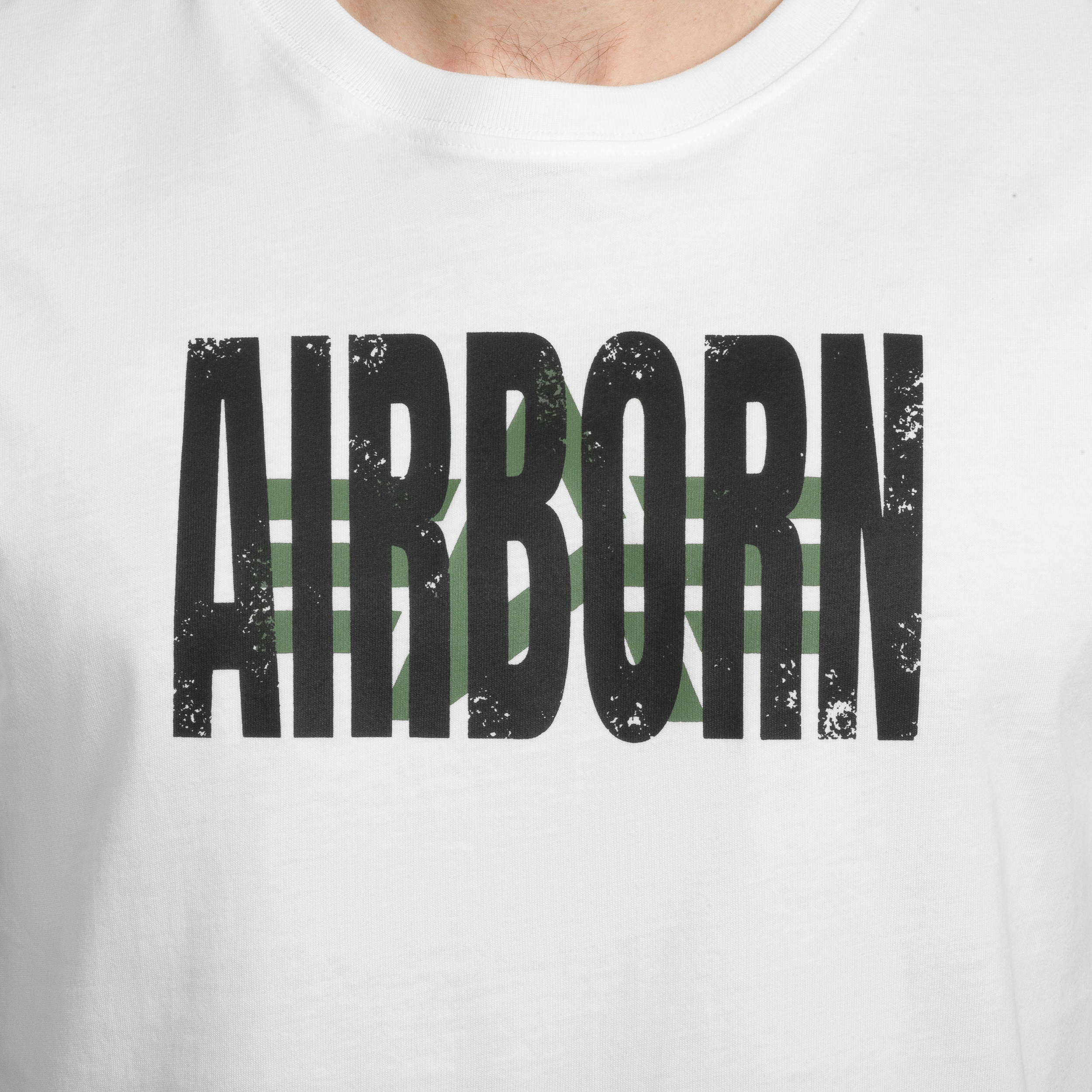 Футболка T-Shirt Alpha Industries Logo Airborn - White