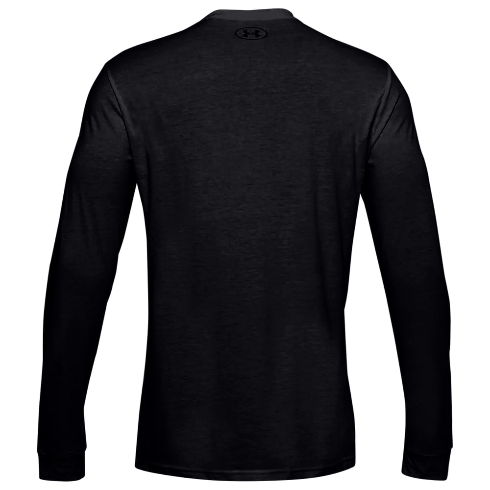 Термоактивна футболка Under Armour Left Chest Long Sleeve - Black/Pitch Gray