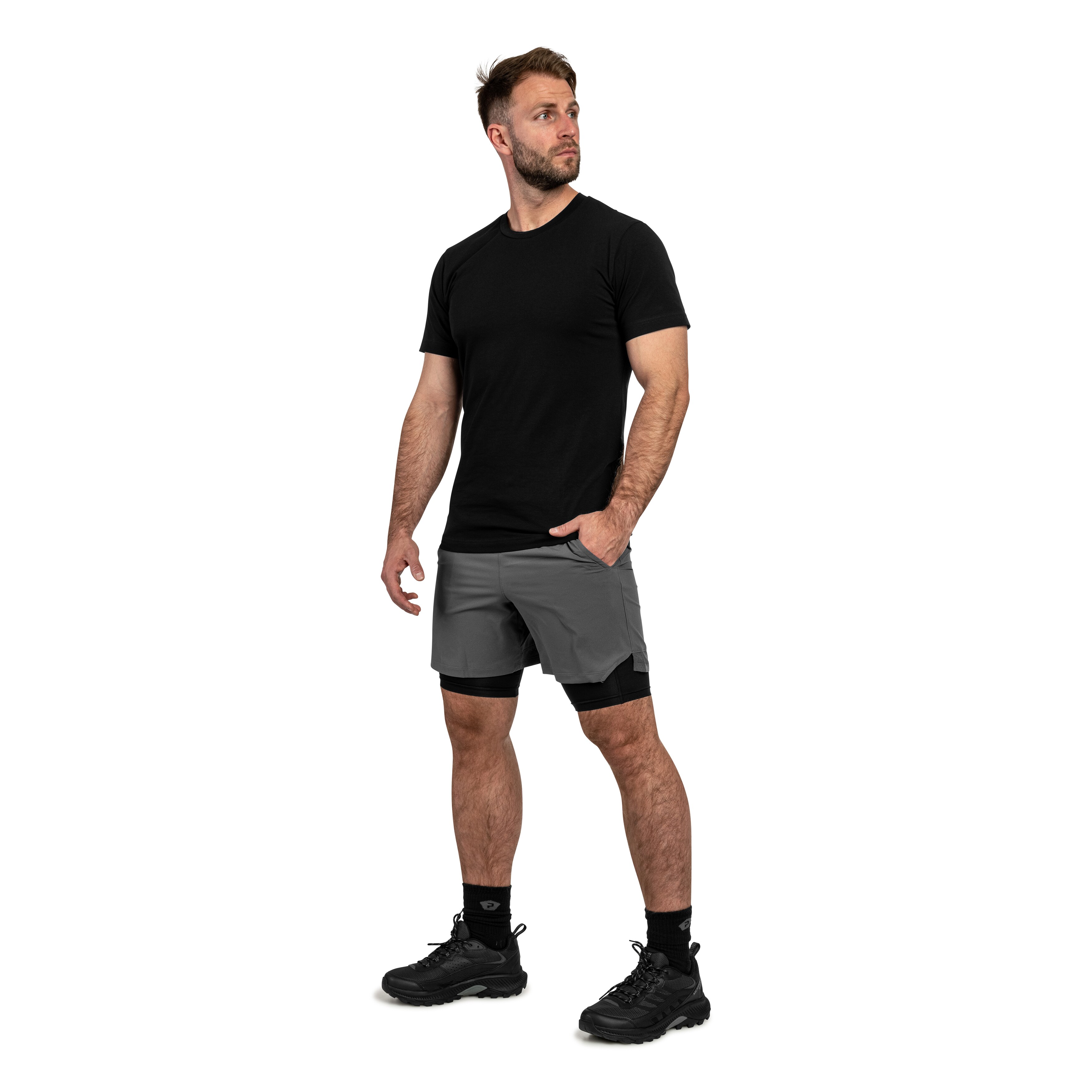 Шорти Under Armour 2-in-1 Vanish Woven - Castle Rock/Black