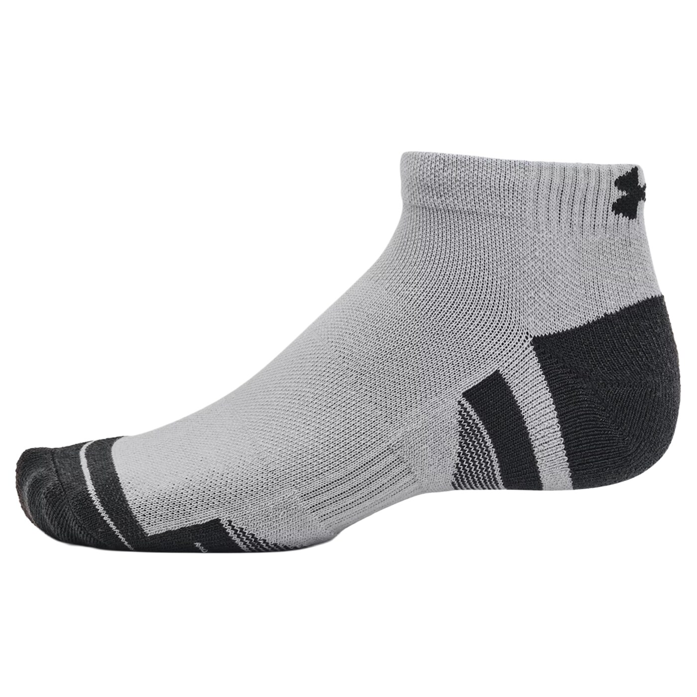 Шкарпетки Under Armour Performance Tech Low Cut Mod Gray/White/Jet Gray - 3 пари