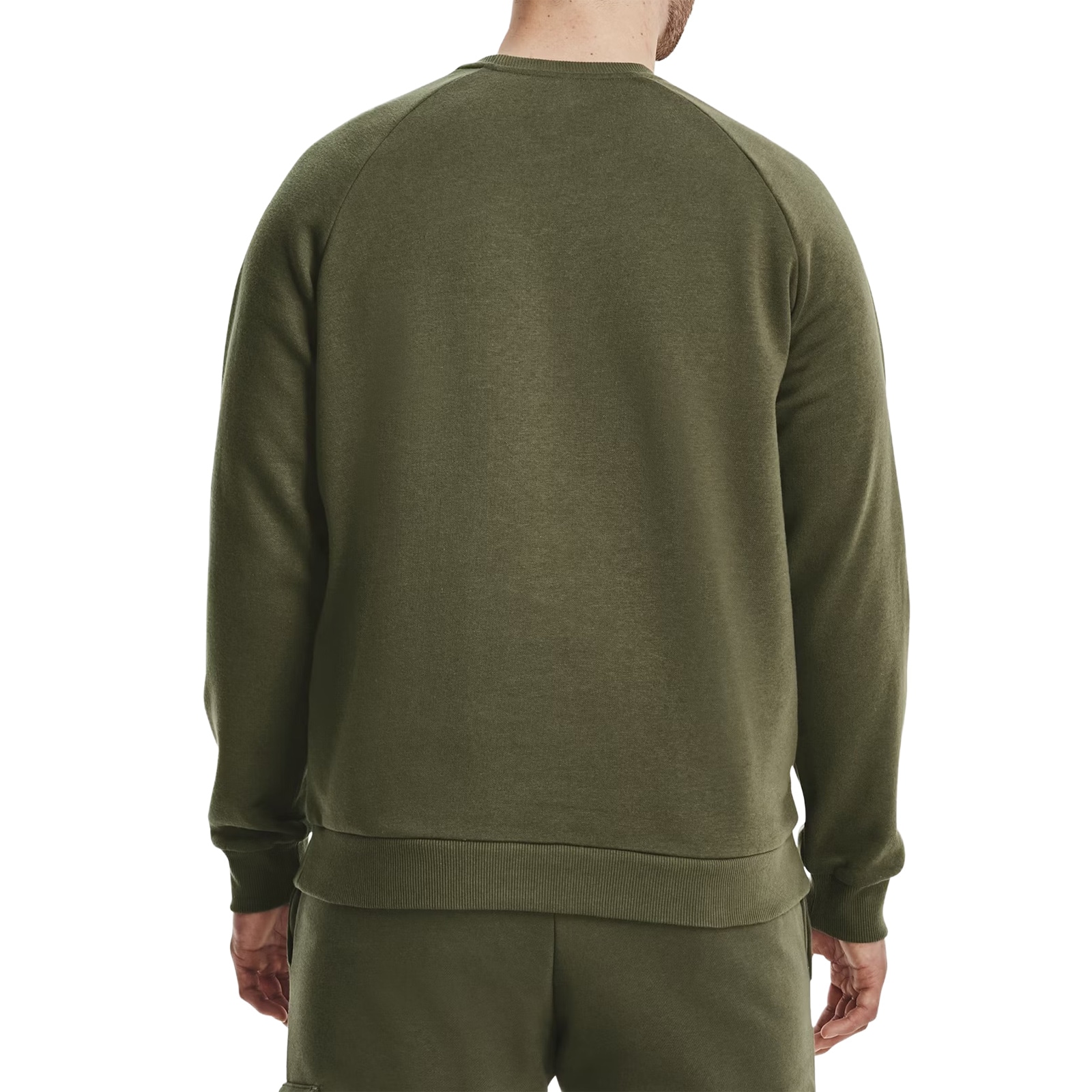 Кофта Under Armour UA Rival Fleece Crew - Marine OD Green/White